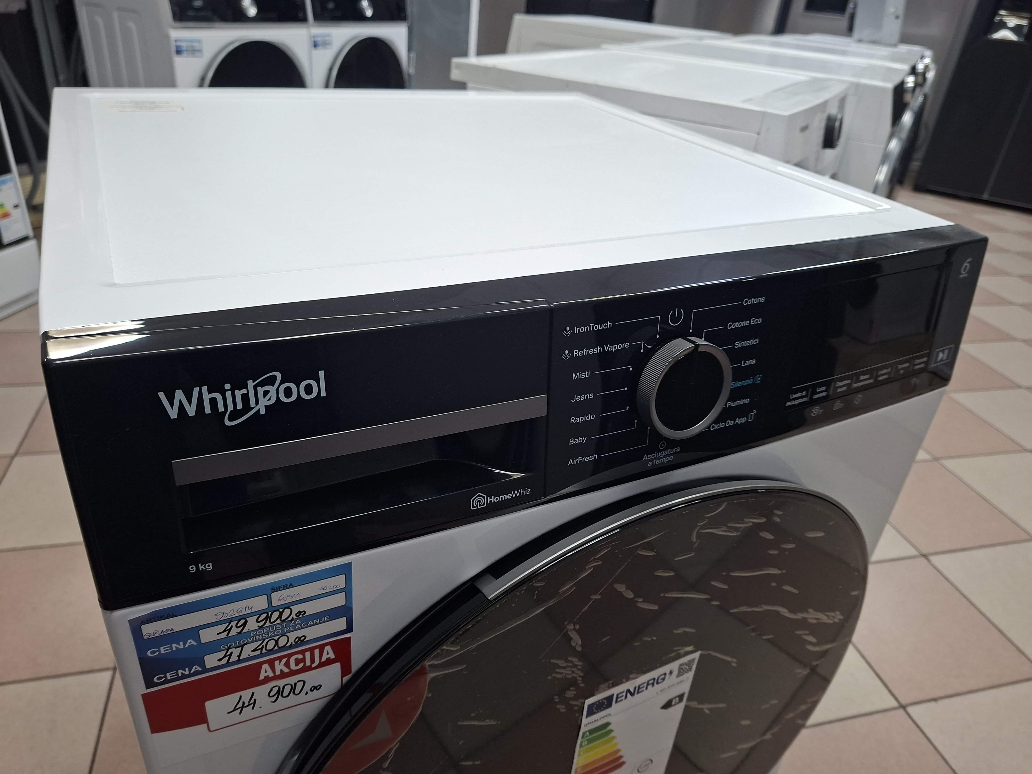 Mašina za sušenje veša Whirlpool C WD 95M WBS IT , 9kg