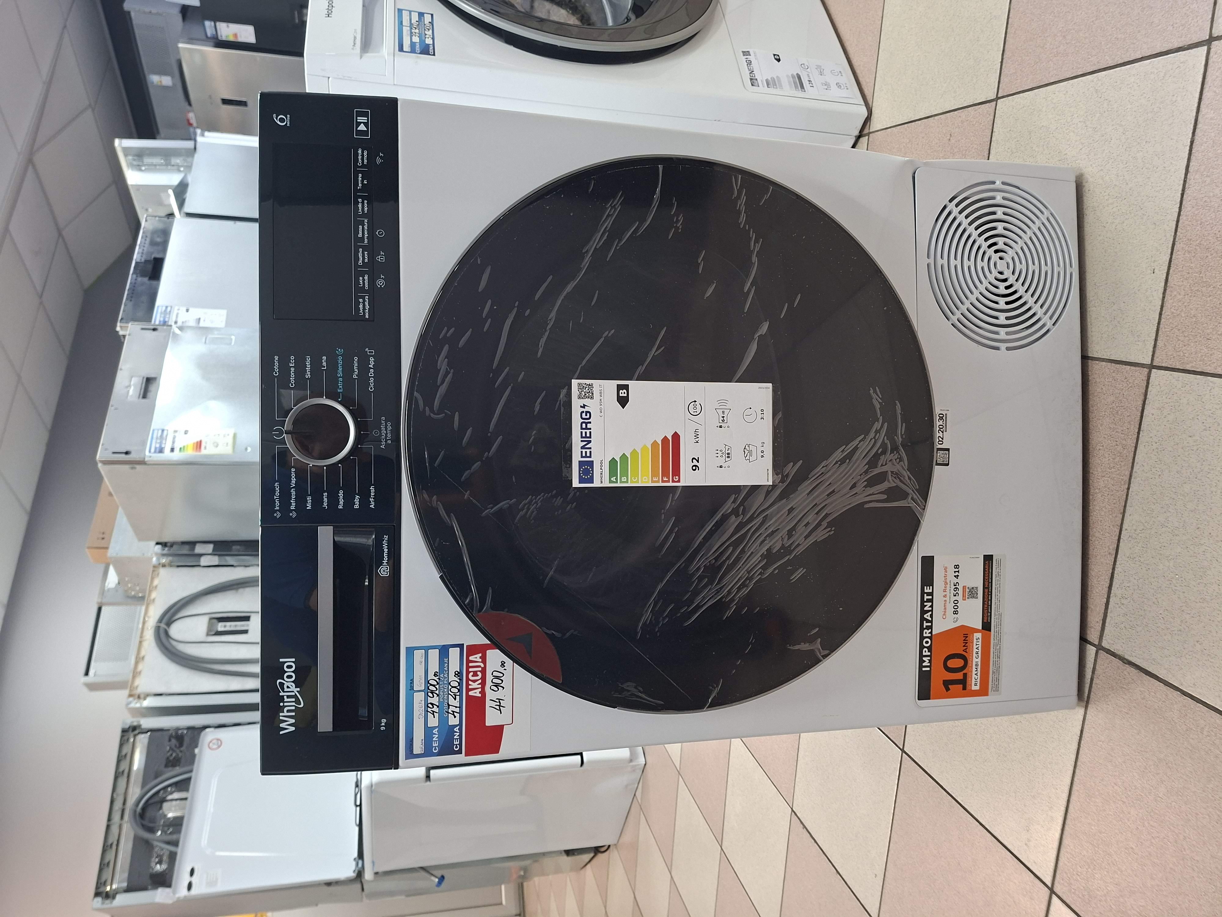 Mašina za sušenje veša Whirlpool C WD 95M WBS IT , 9kg