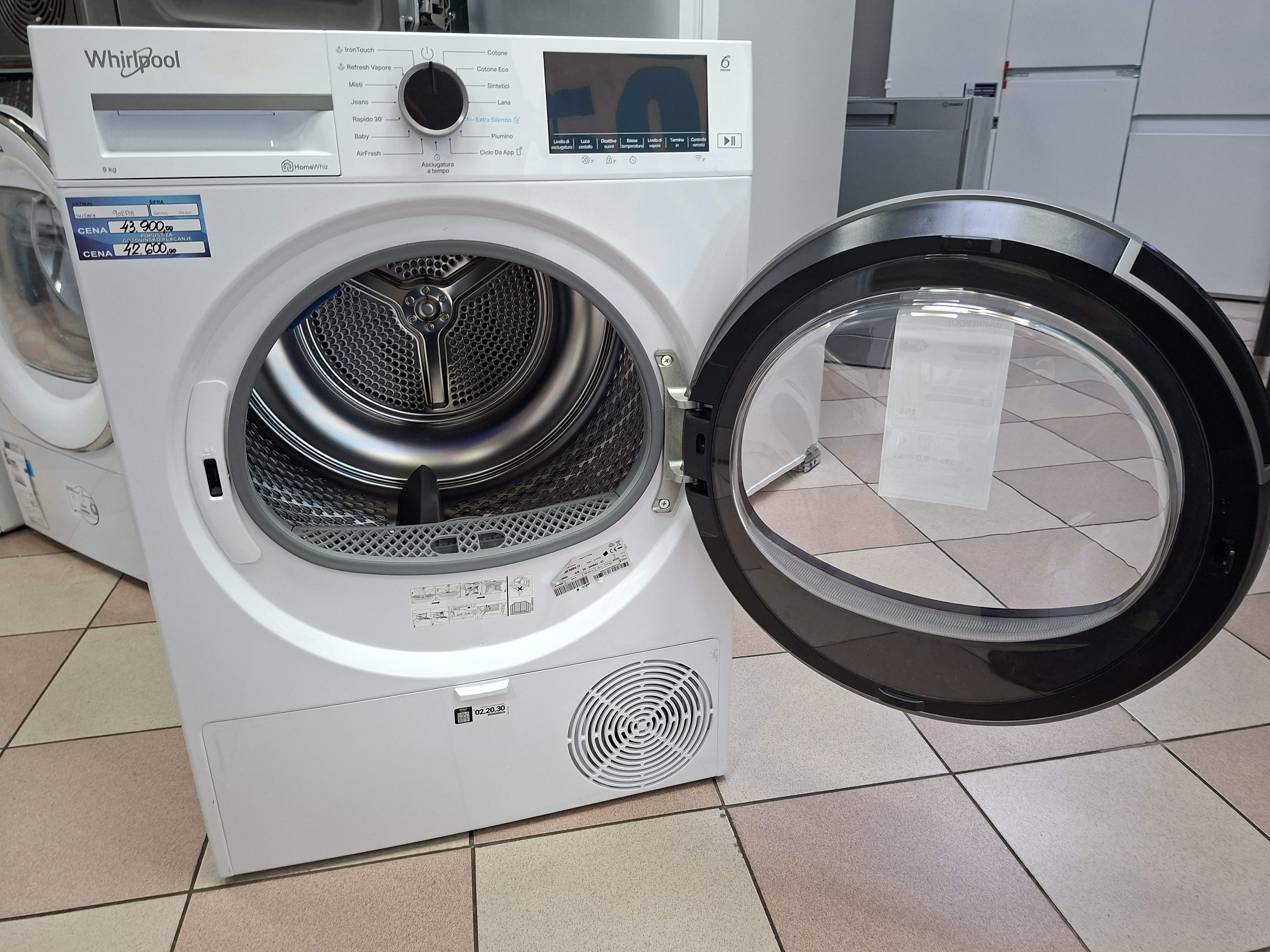 Mašina za sušenje veša Whirlpool C WD R49M WBS IT , 9kg