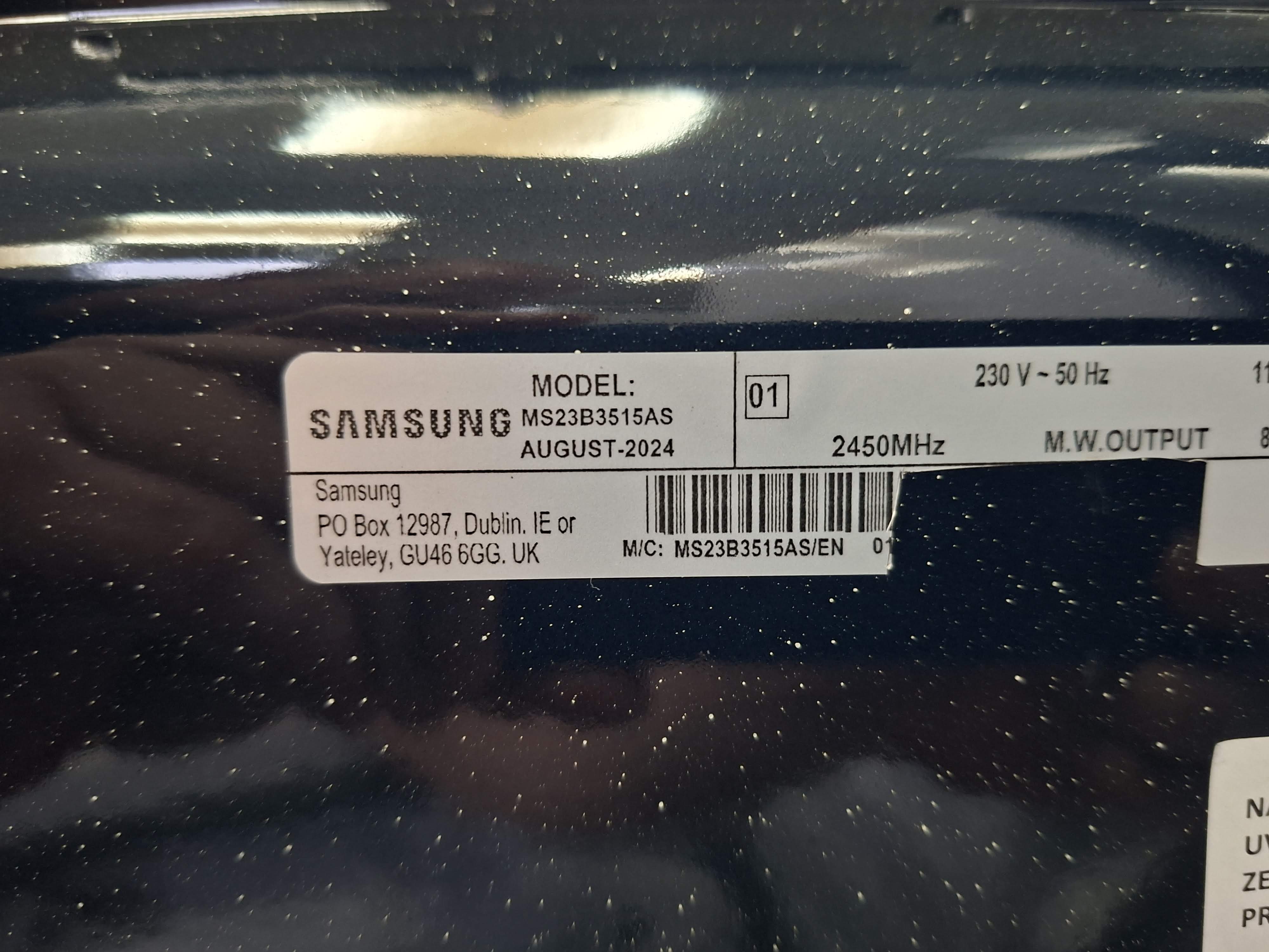 Mikrotalasna Samsung MS23B3515AS/EN , 23L