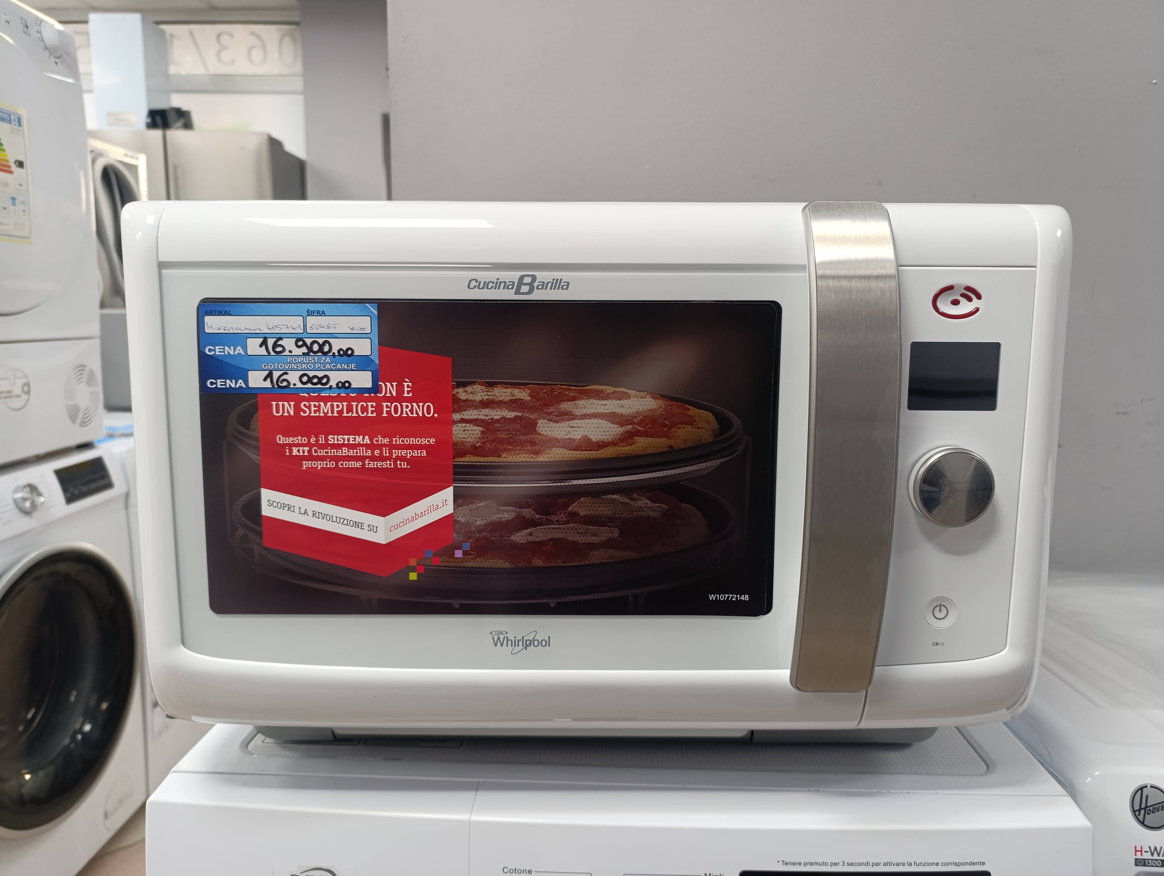 Mikrotalasna Whirlpool CB15/WH CucinaBarilla,29 L