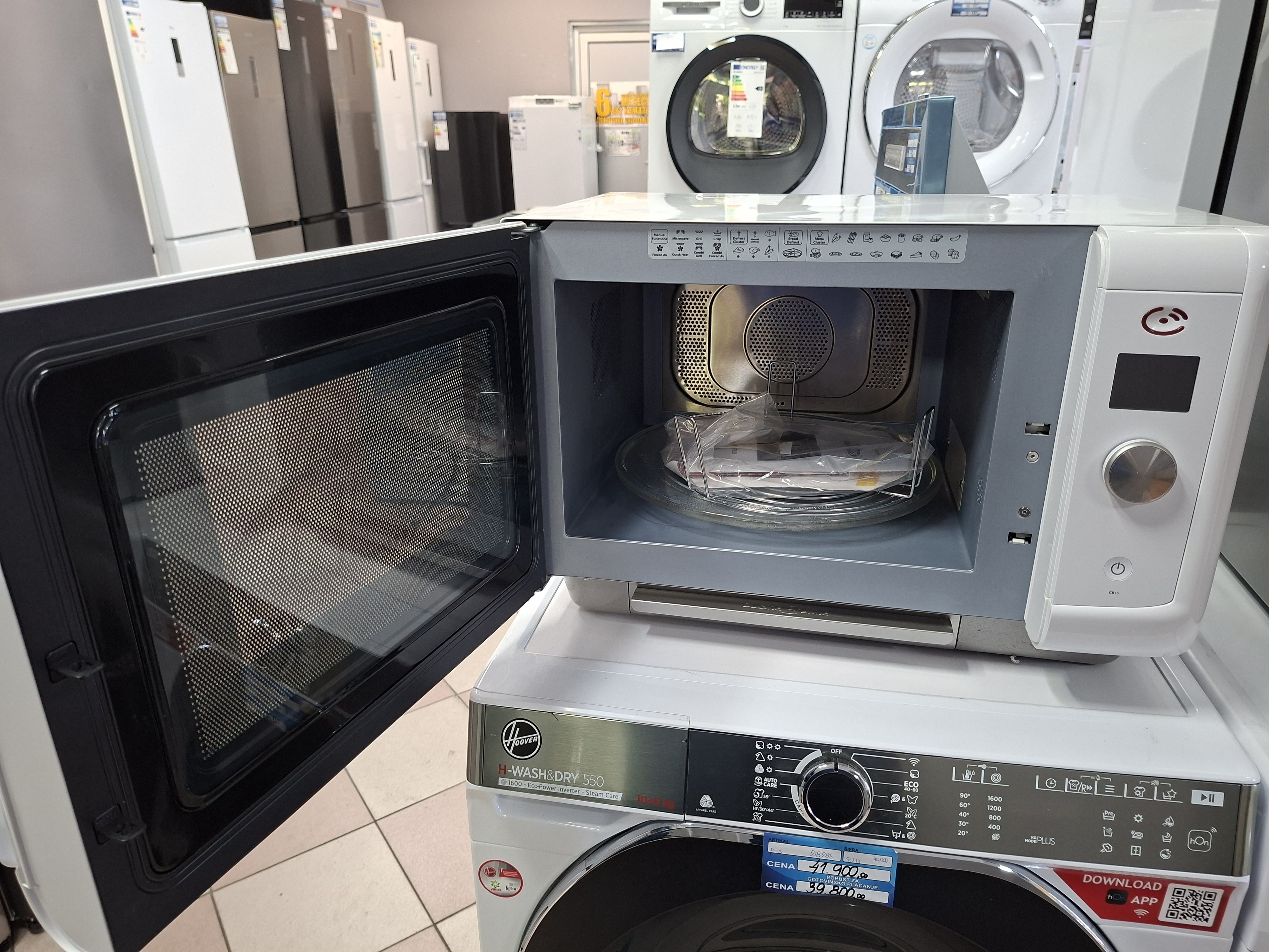 Mikrotalasna Whirlpool CB15/WH CucinaBarilla,29 L