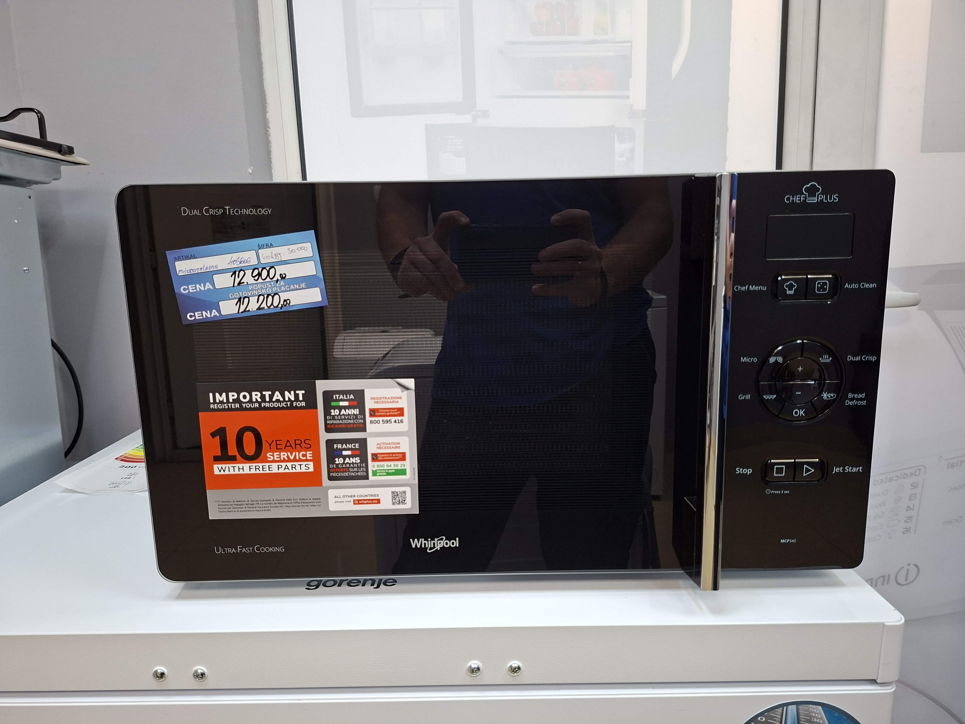 Mikrotalasna Whirlpool MCP 345 SL , 25 L