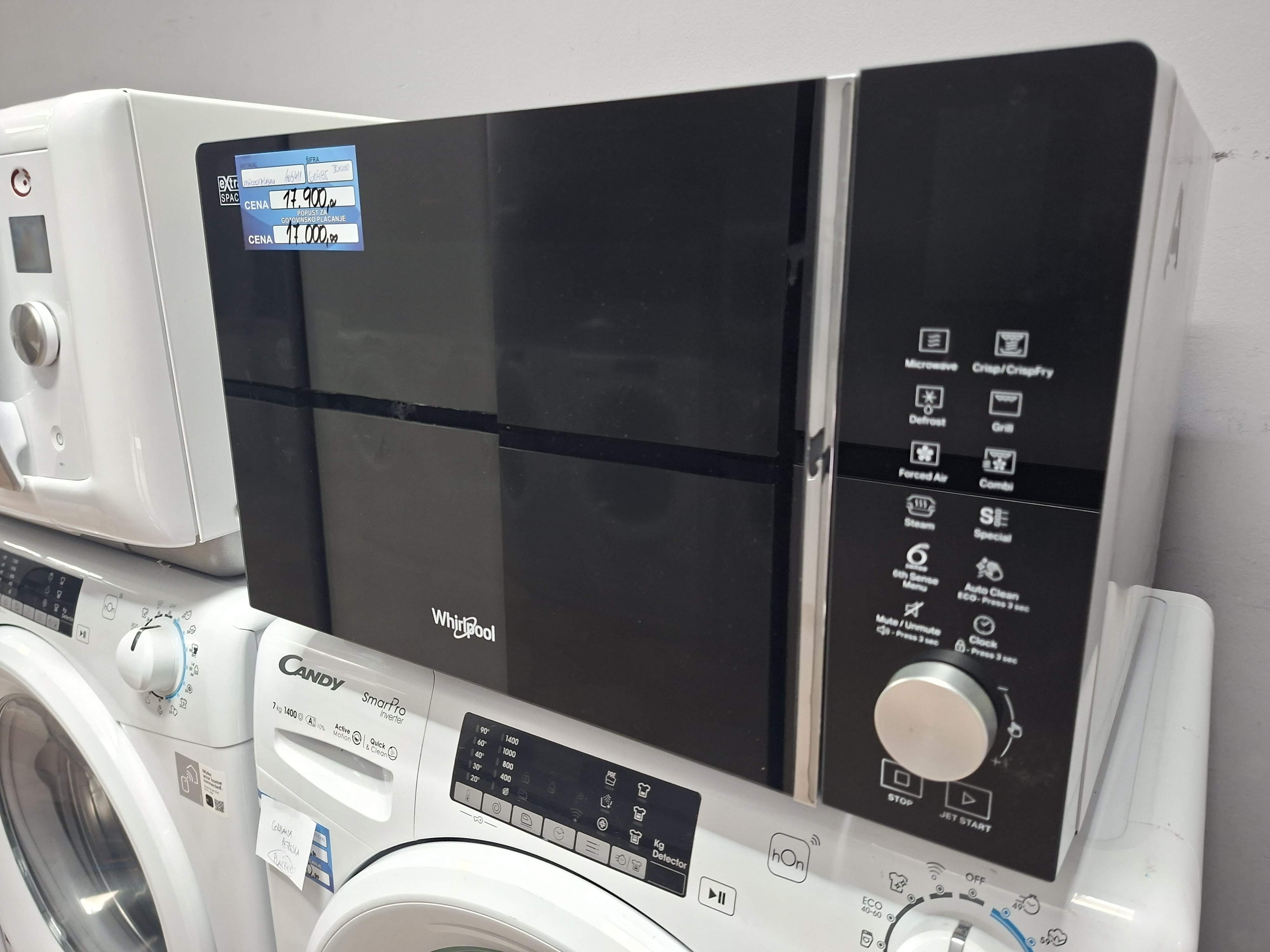 Mikrotalasna Whirlpool MWF 259 SB, 25L