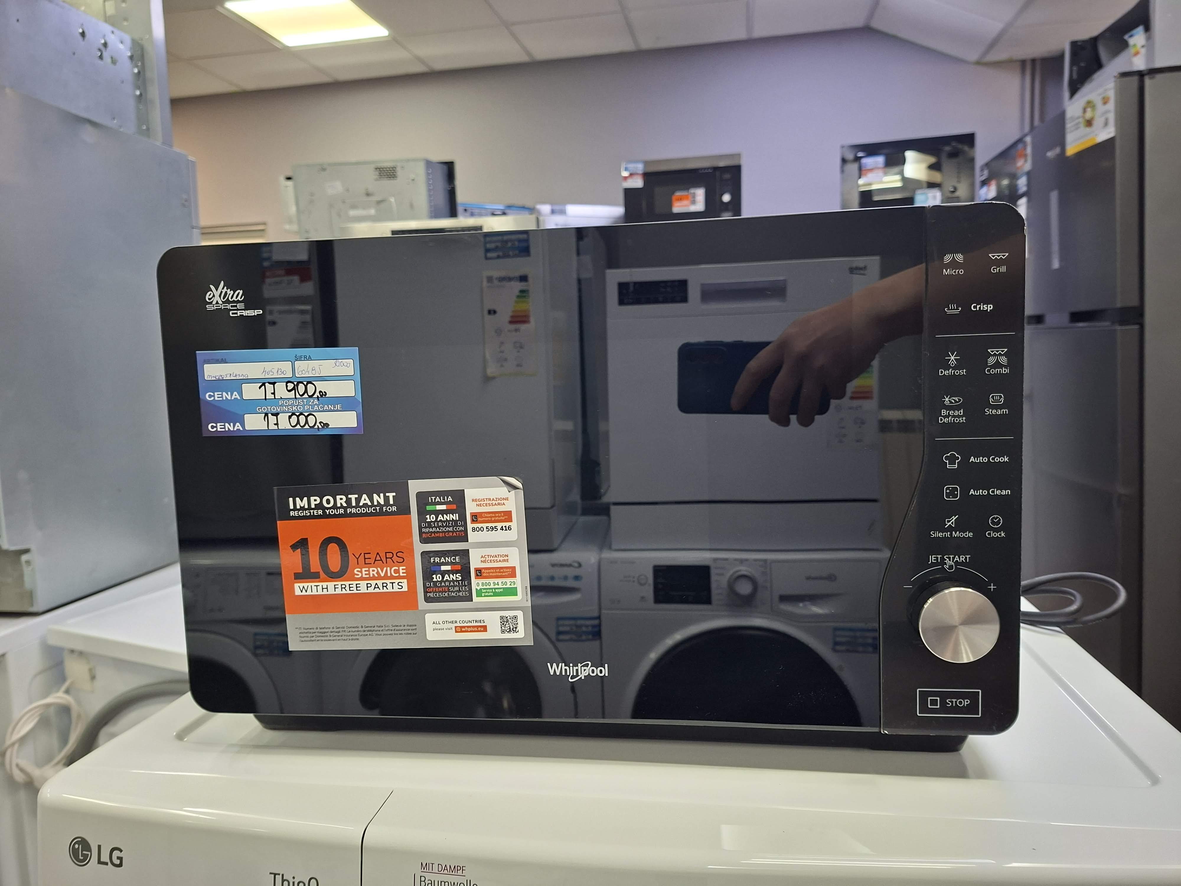 Mikrotalasna Whirlpool MWF 427 SL, 25L