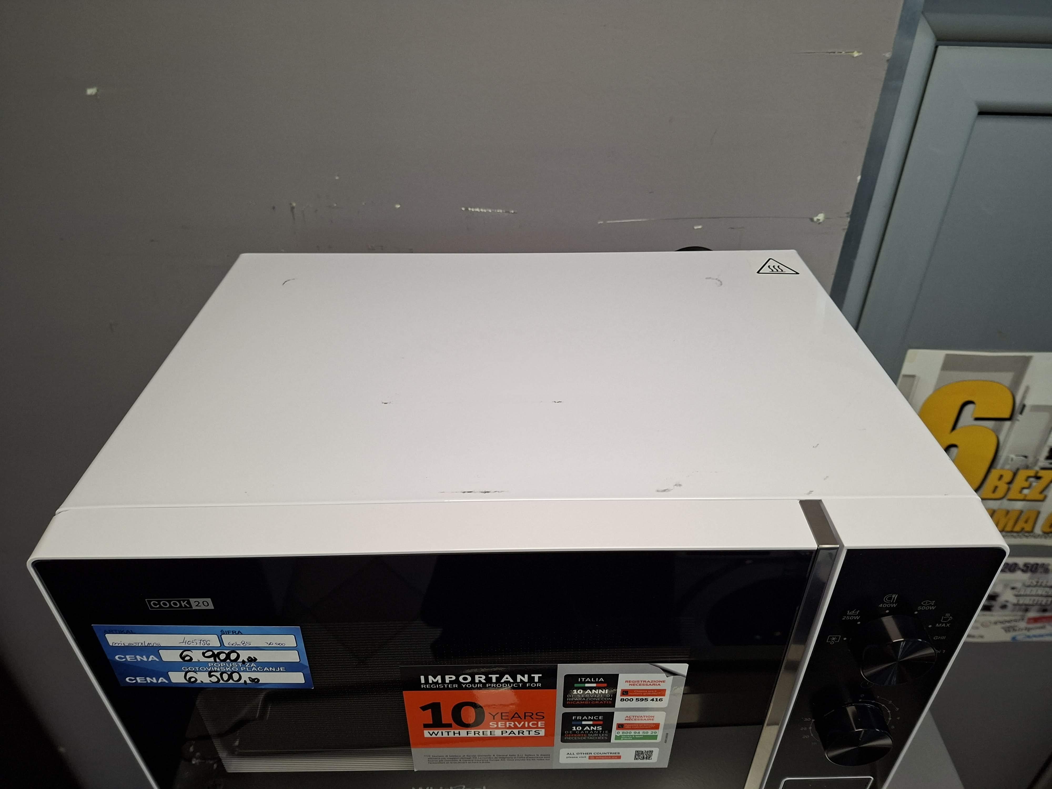 Mikrotalasna Whirlpool MWP 103 W (2) , 20L