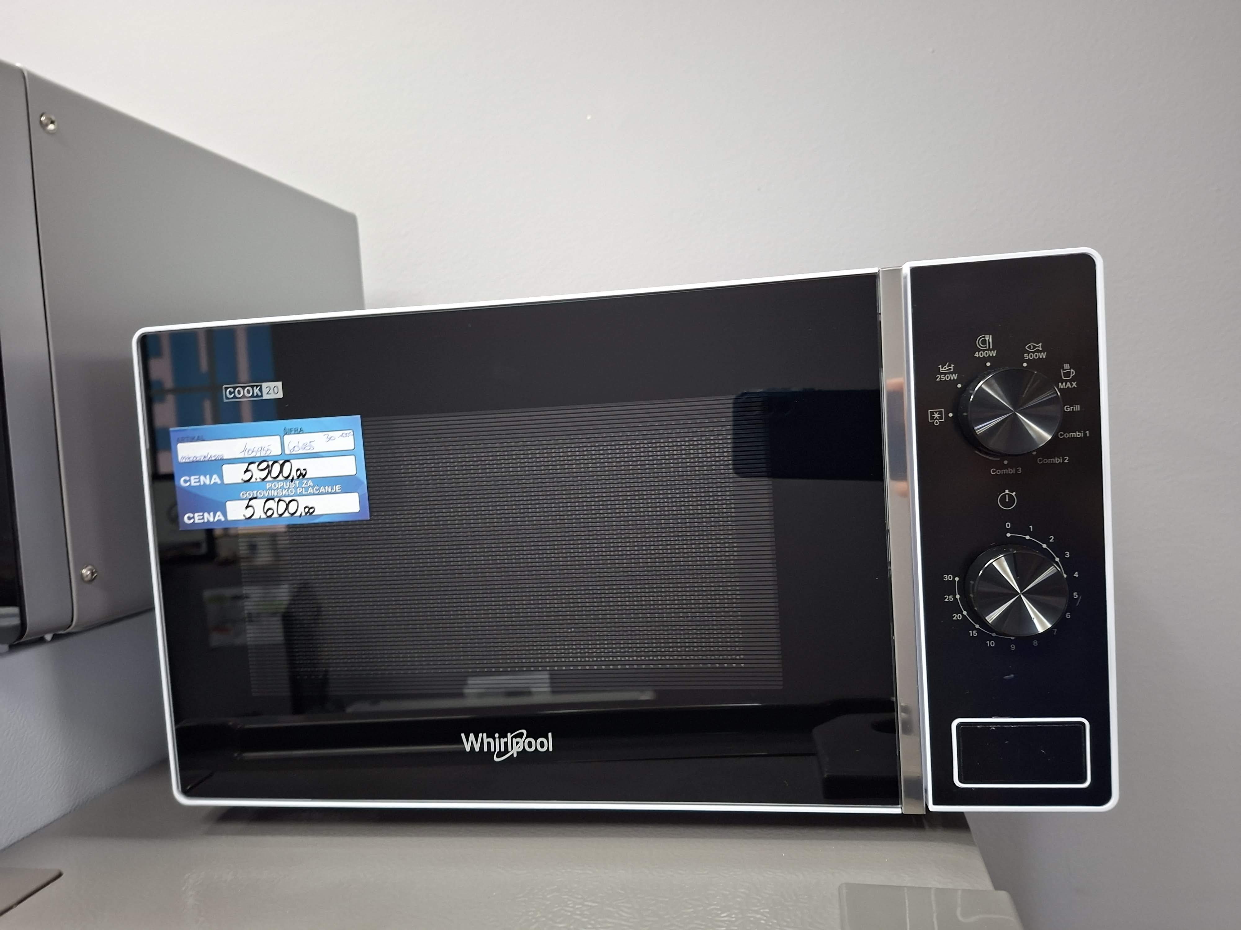 Mikrotalasna Whirlpool MWP 103 W , 20L