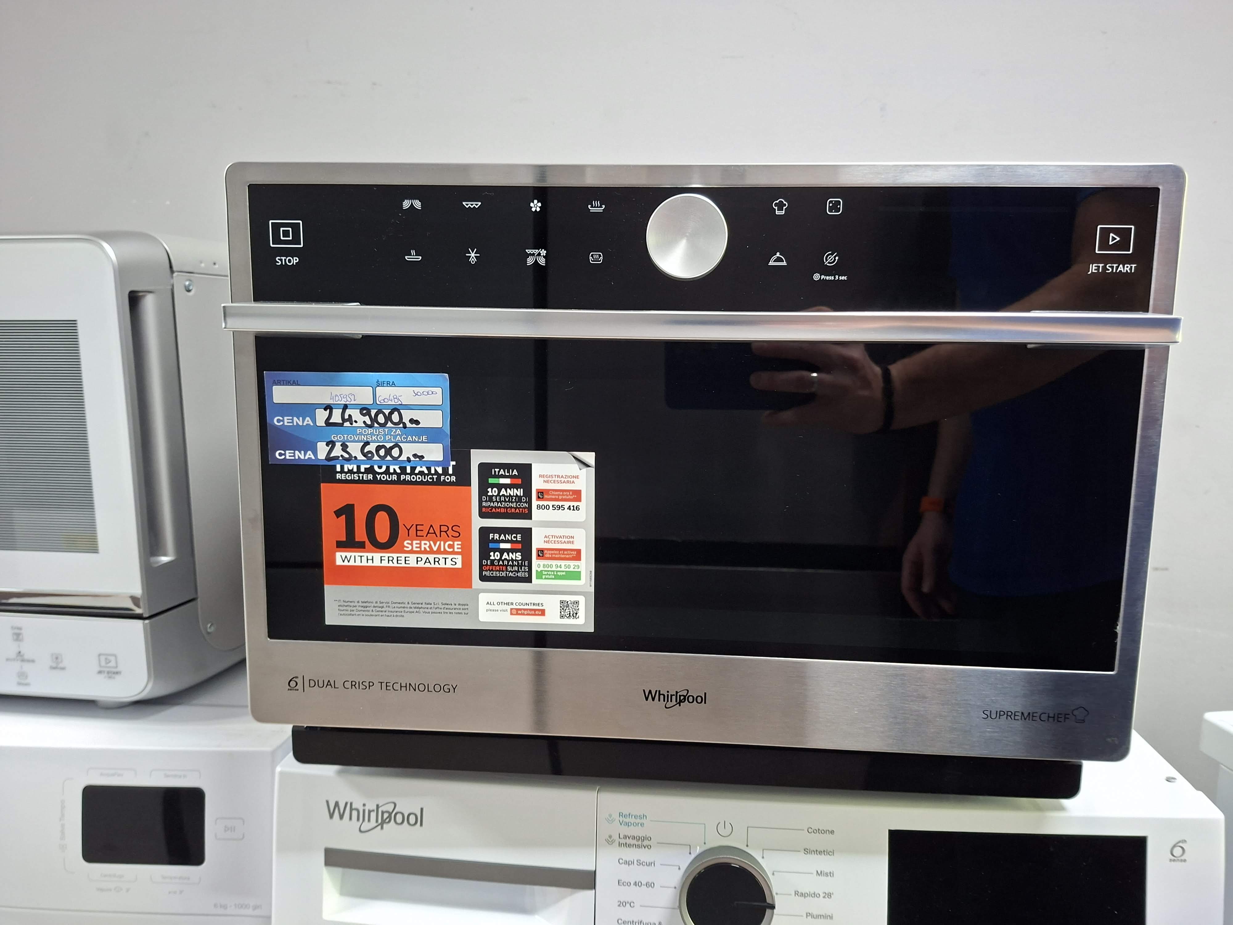 Mikrotalasna Whirlpool MWSC 9133 SX , 33L