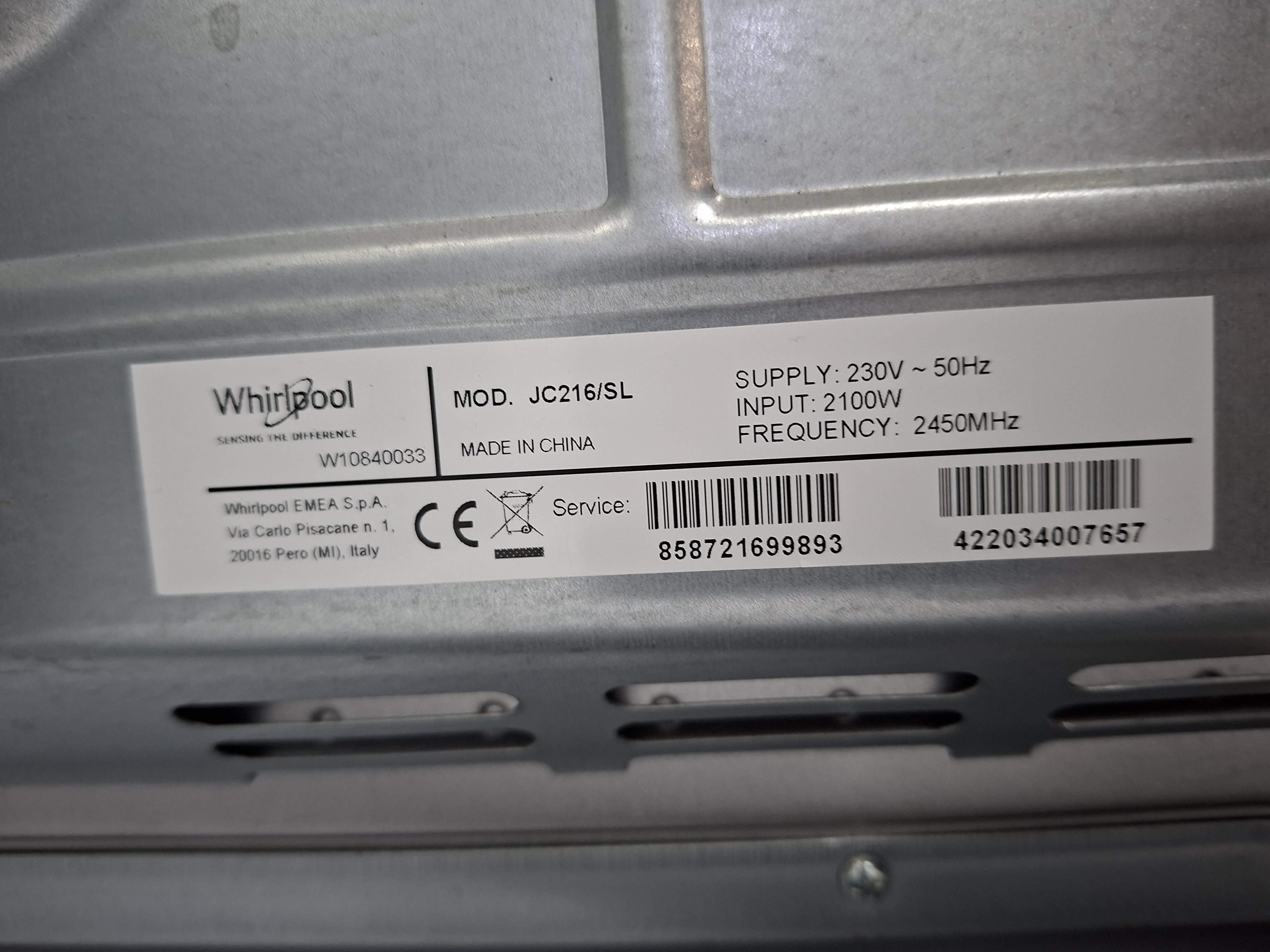 Mikrotalasna Whirlpool Whirlpool JC 216 SL, 30L