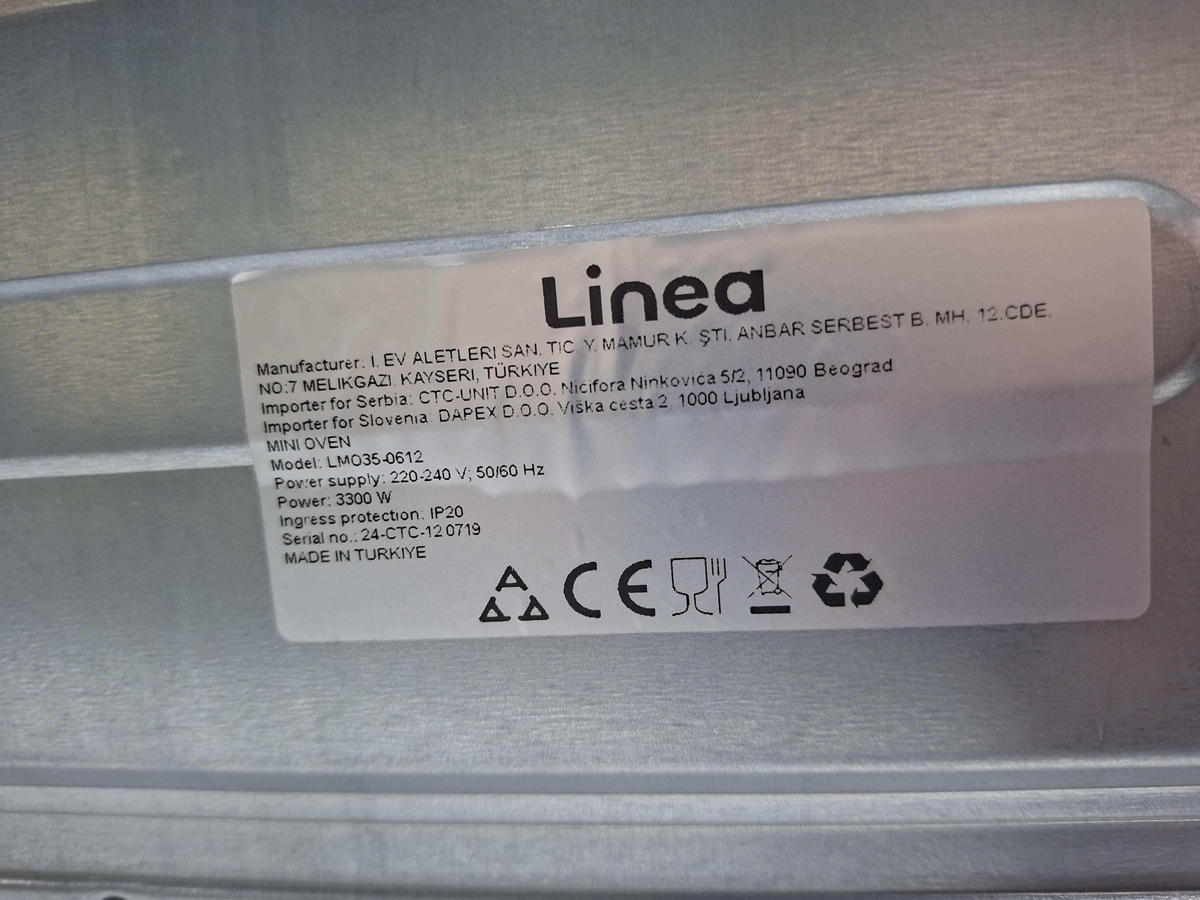 Mini Šporet Linea LMO35-0612