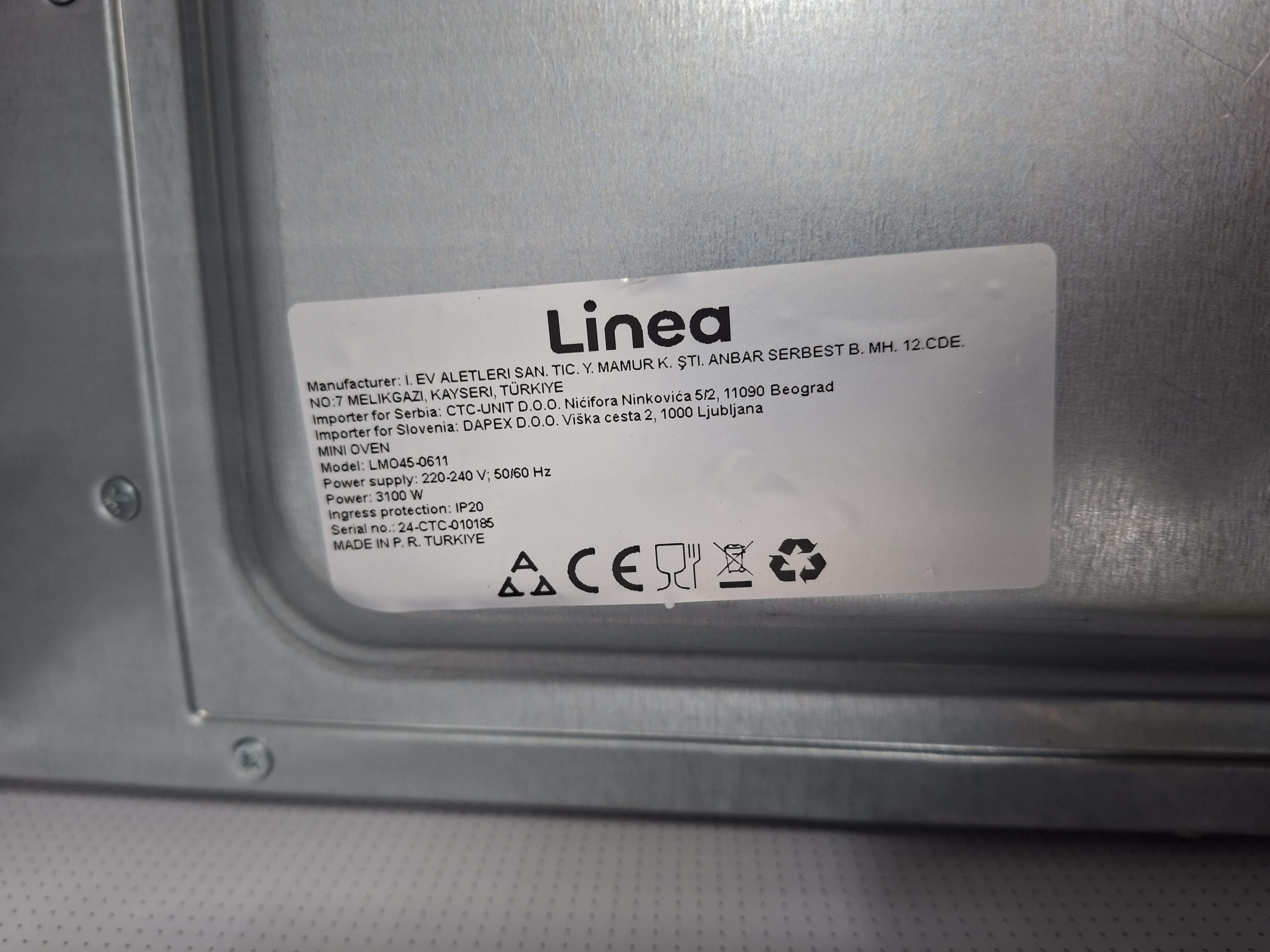 Mini šporet Linea  LMO45-0611