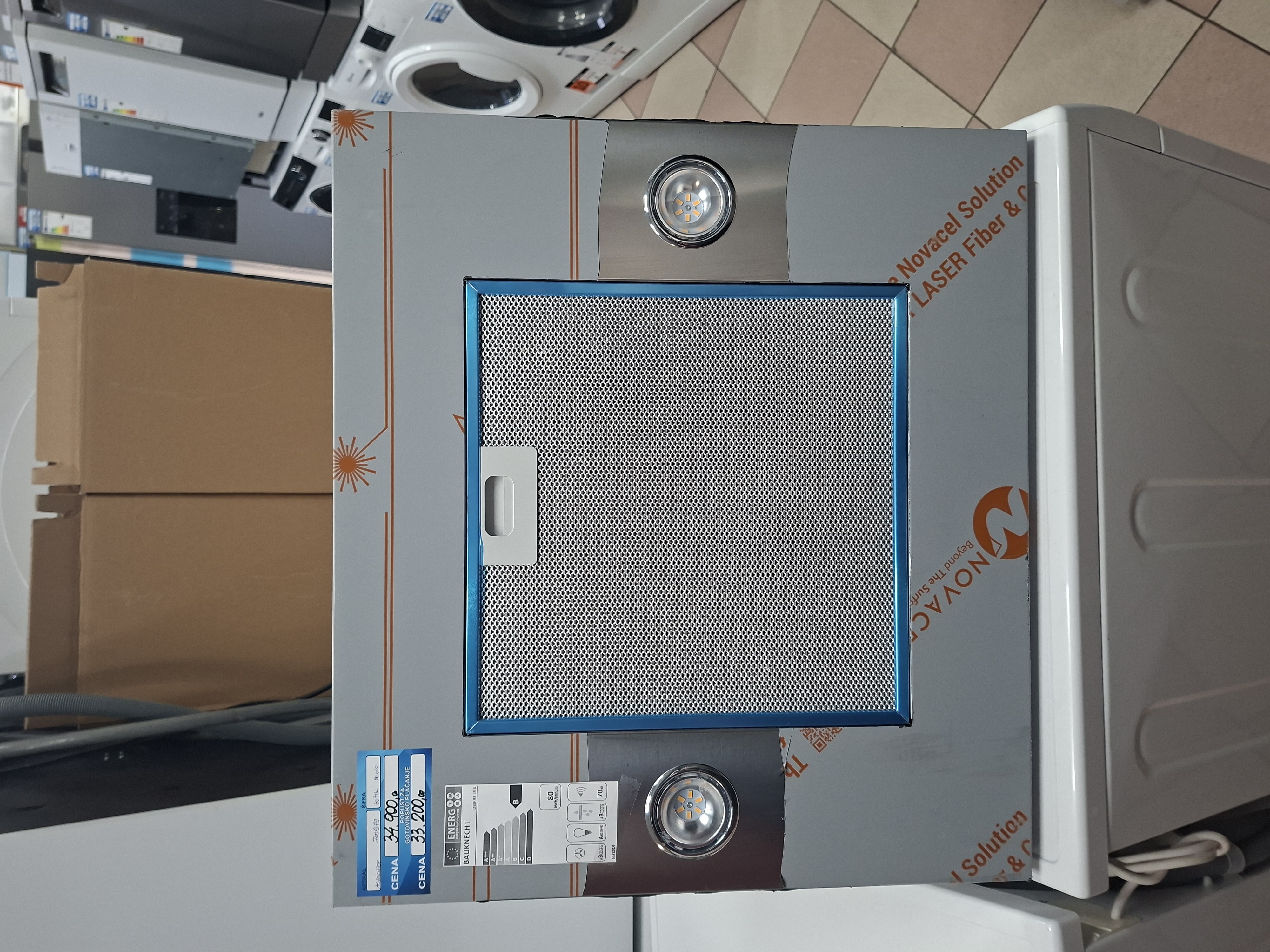 Ostrvski aspirator Bauknecht DBIF 93 LB X 