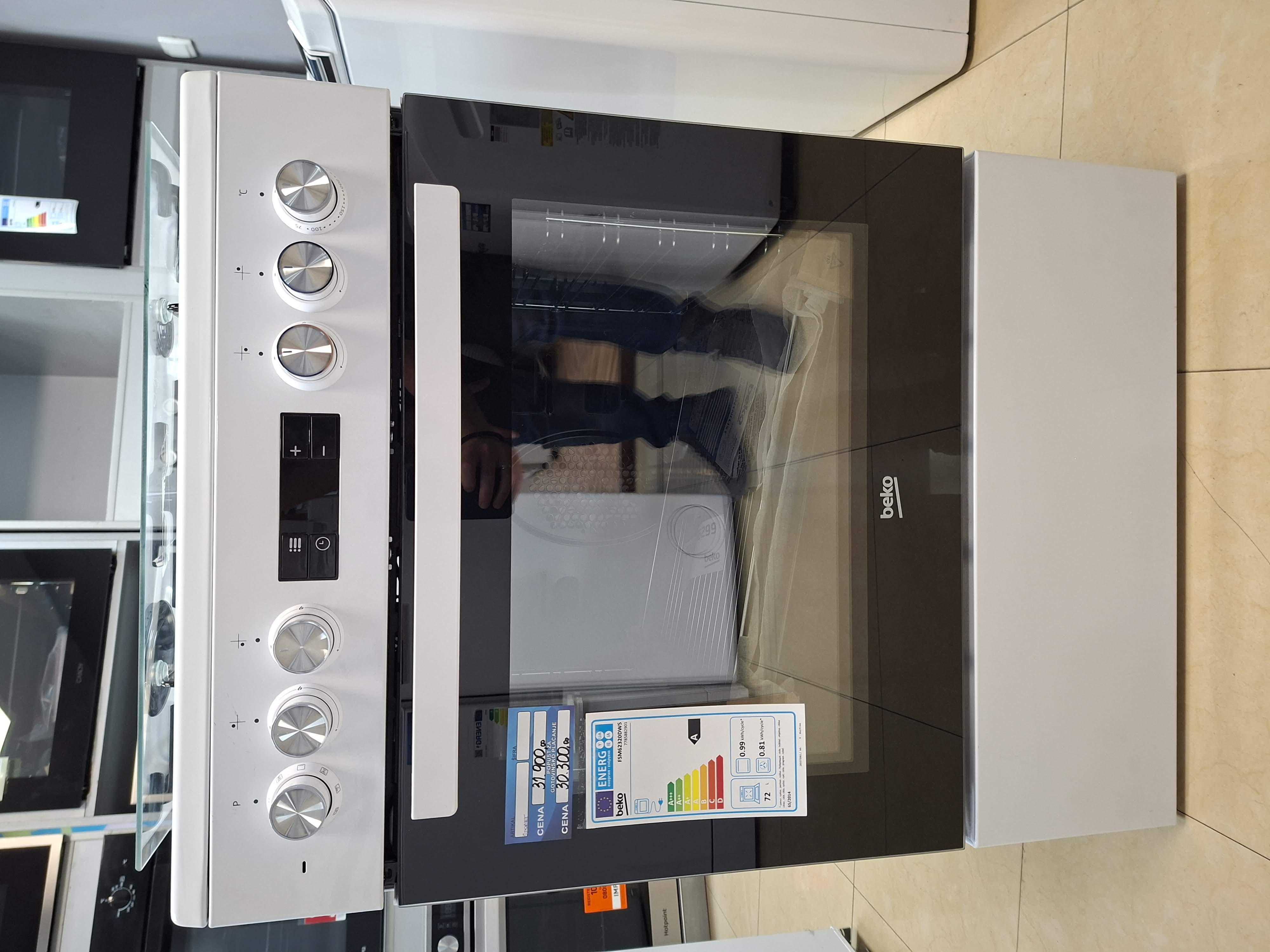 Plinski šporet Beko FSM62320DWS, 60cm