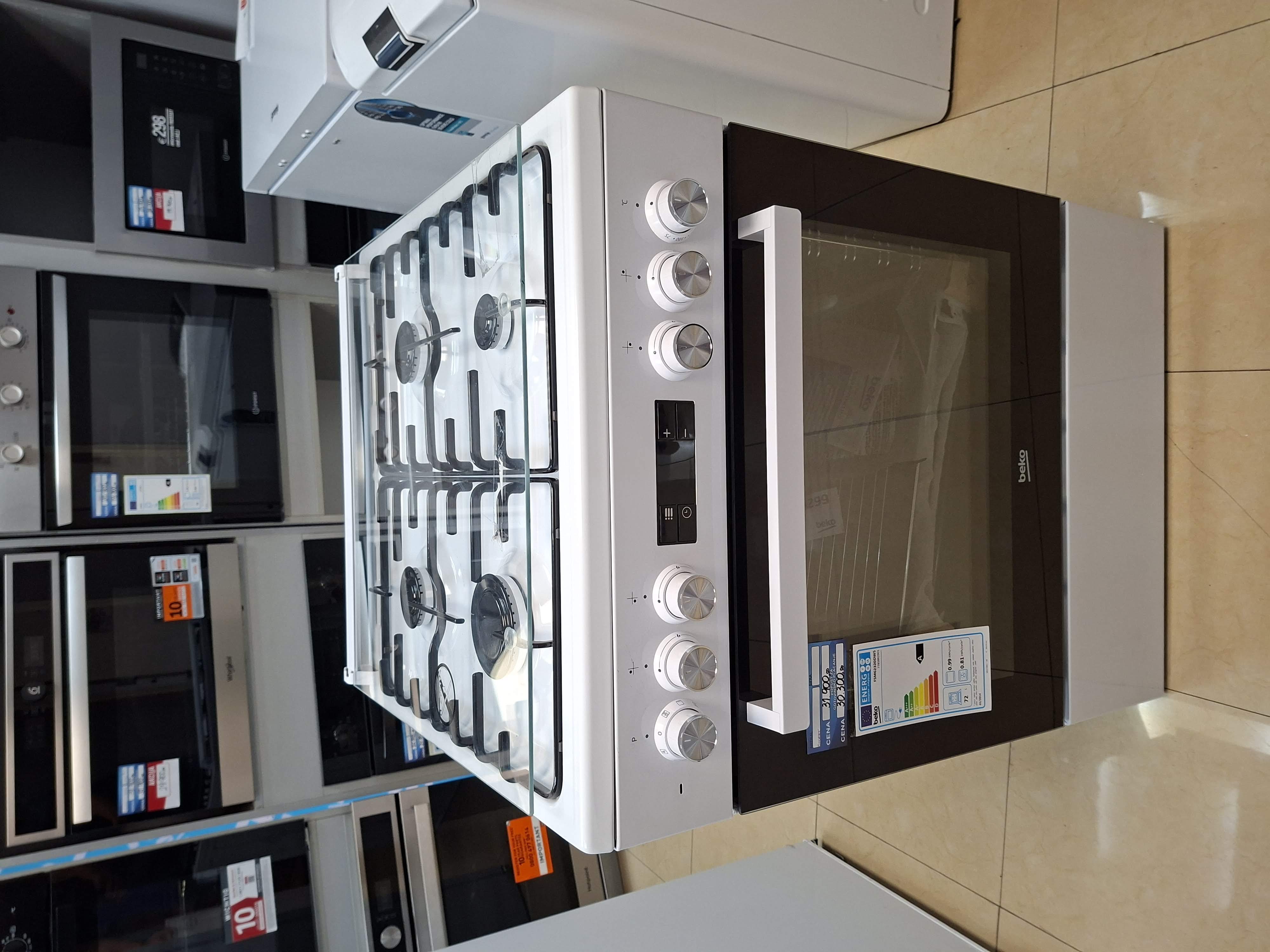 Plinski šporet Beko FSM62320DWS, 60cm