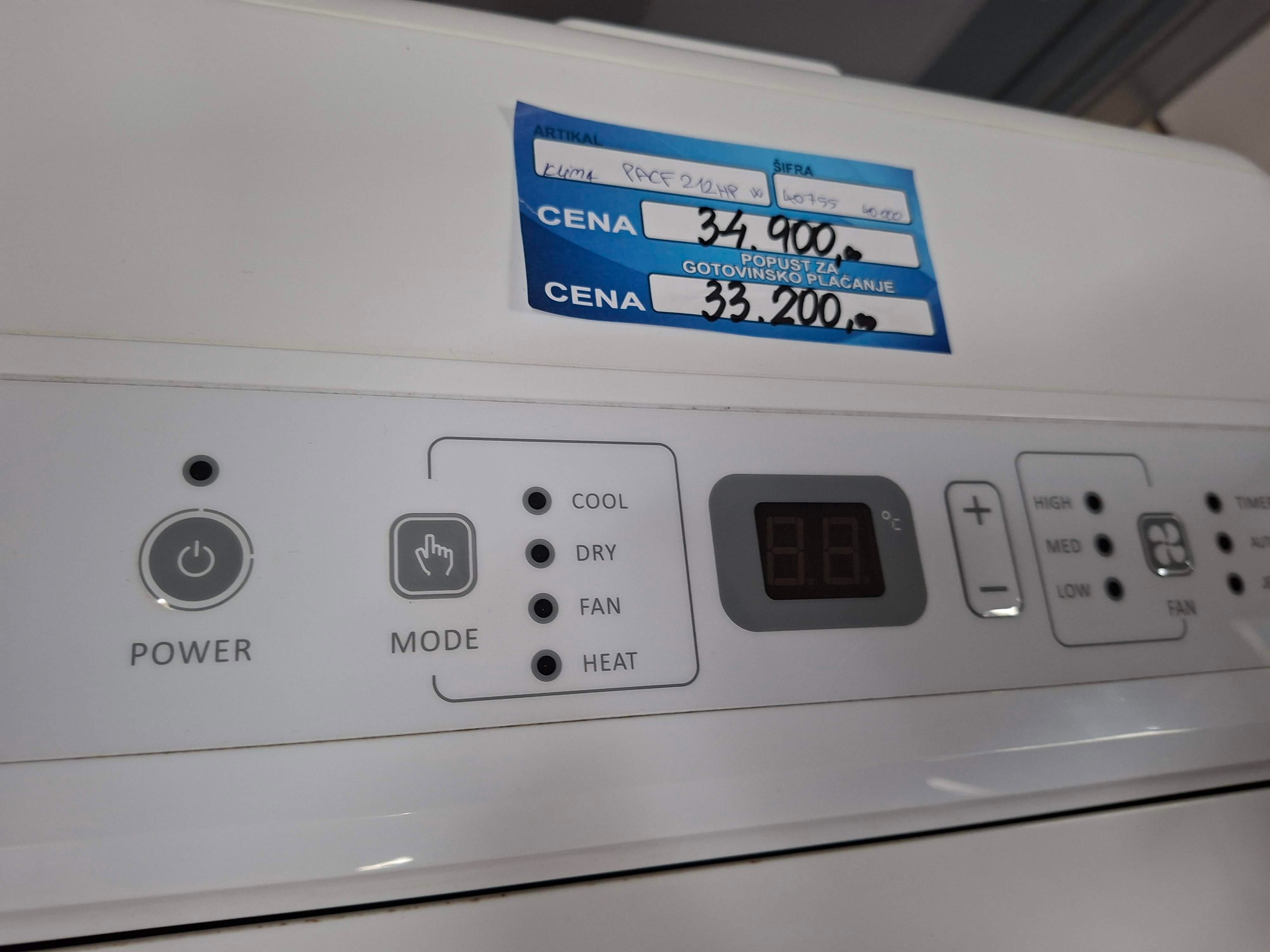 Pokretna klima Whirlpool PACF212HP W, 12000 btu