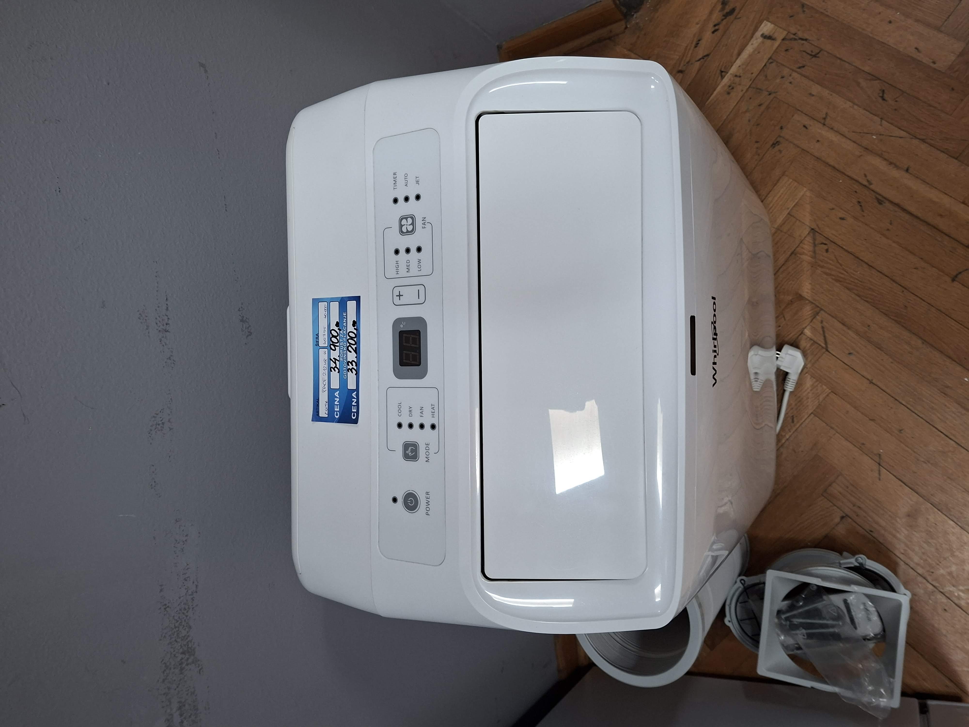 Pokretna klima Whirlpool PACF212HP W, 12000 btu