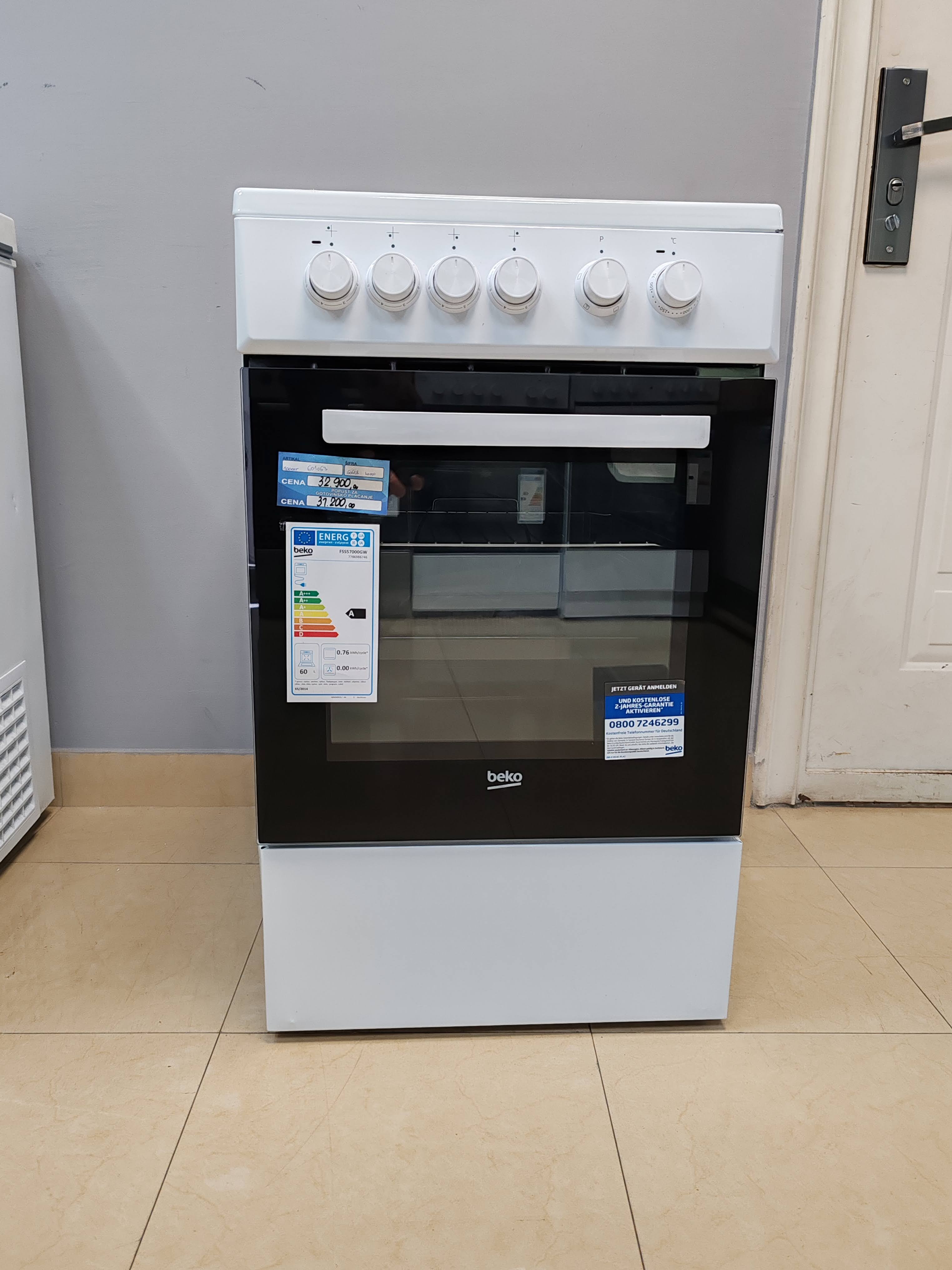 Šporet Beko FSS57000GW , 50cm