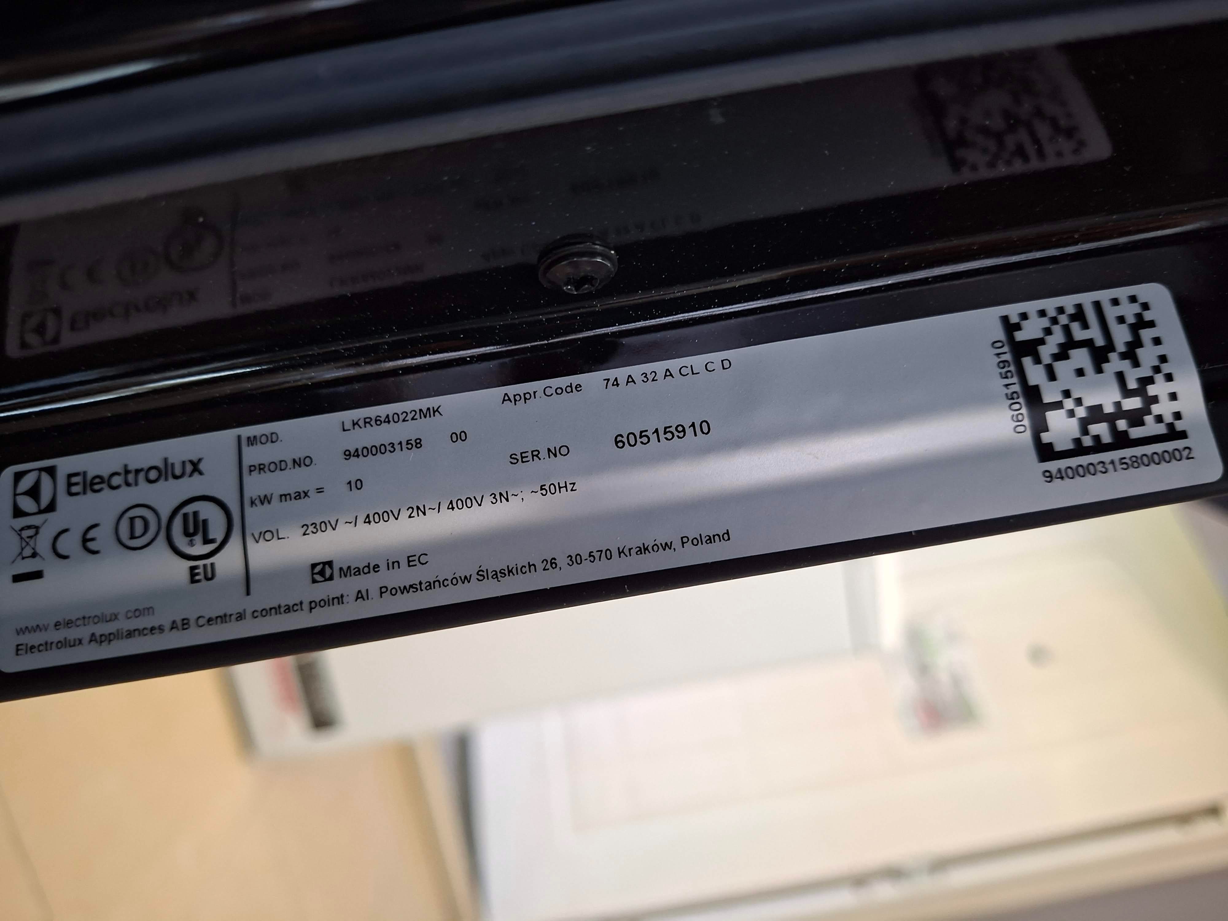 Šporet Electrolux  LKR64022MK , 60 cm