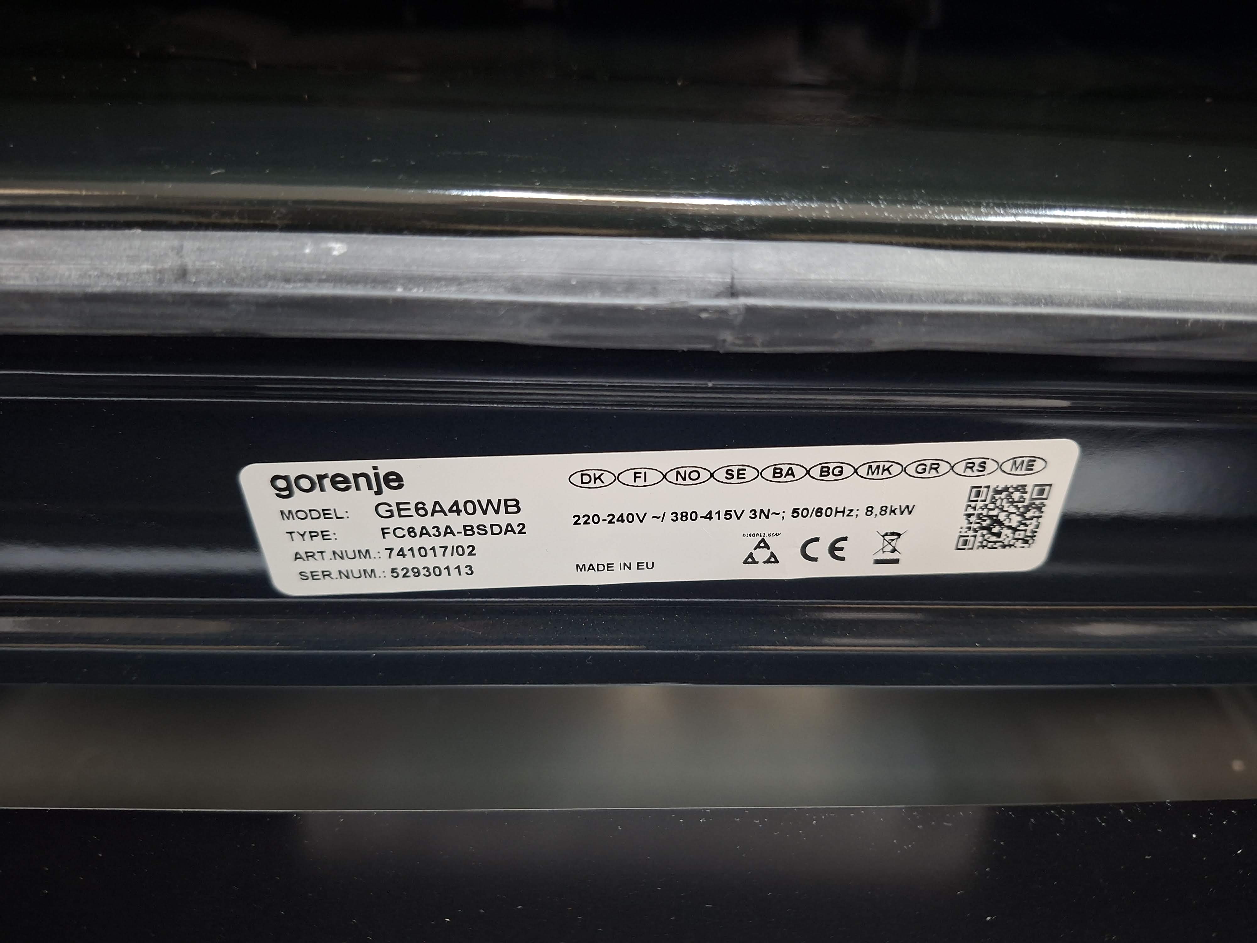 Šporet Gorenje GE6A40WB , 60cm
