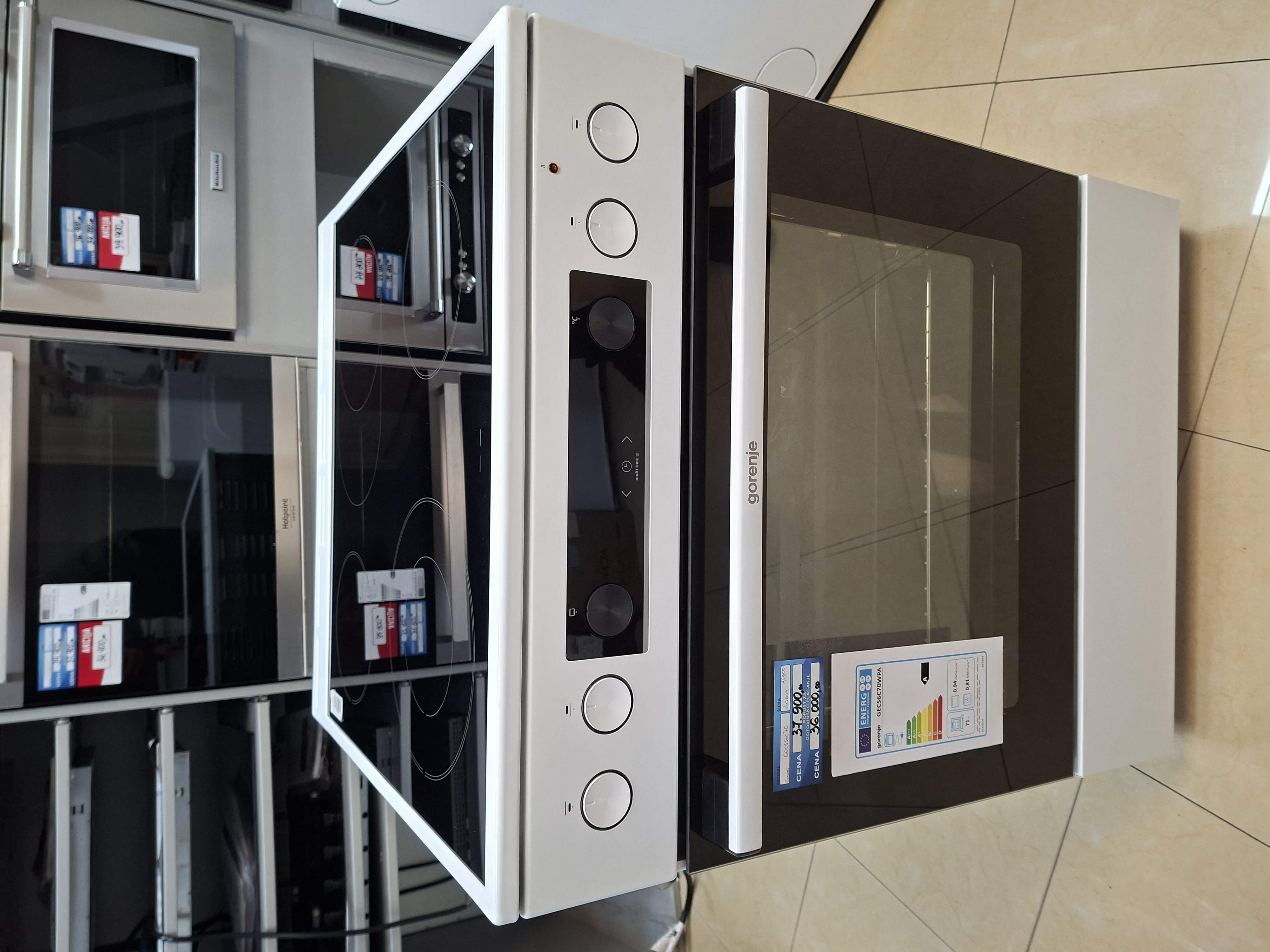 Šporet Gorenje GECS6C70WPA , 71 litara, 60cm