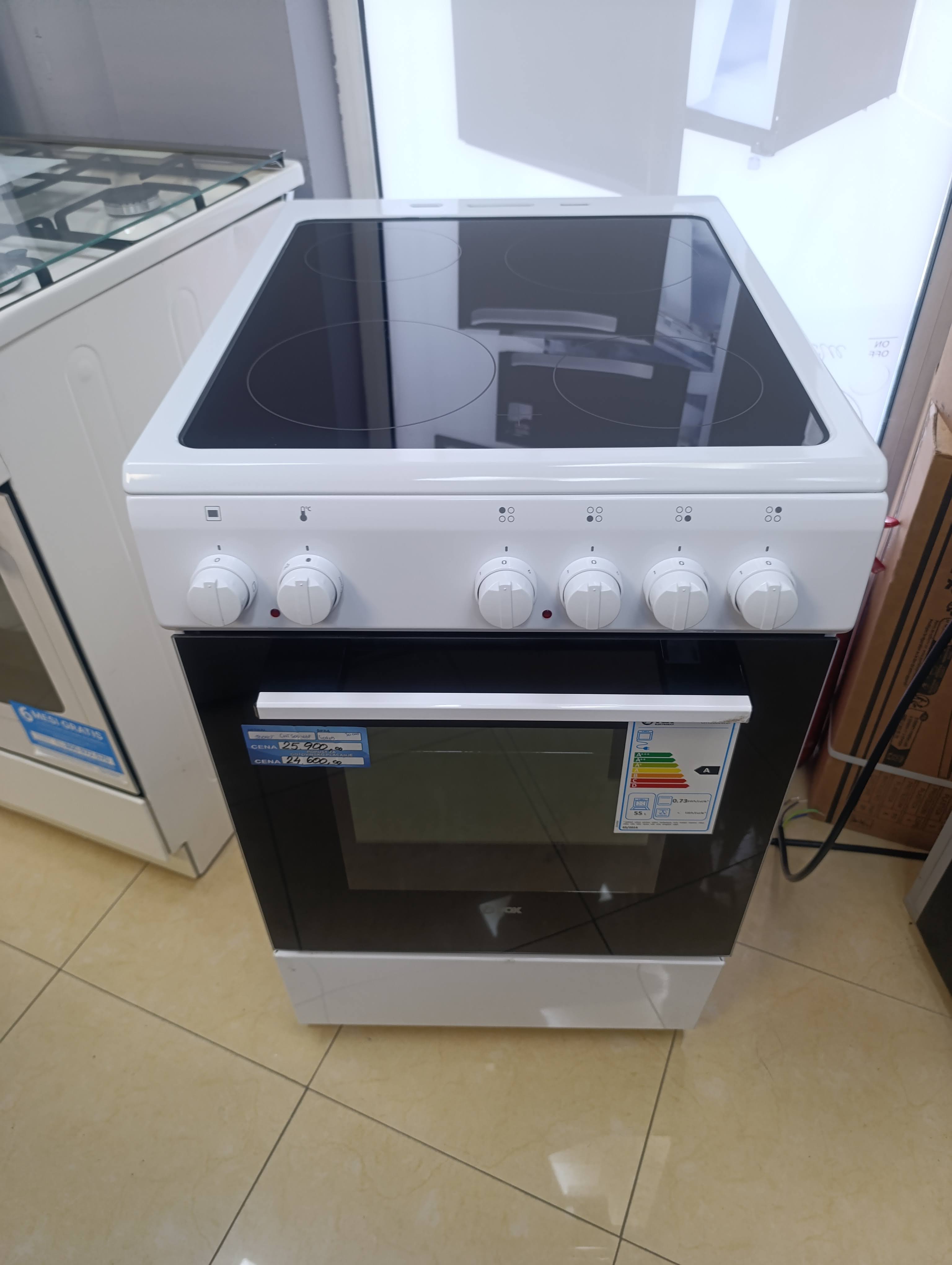 Šporet Vox CHT5000WBF , 50cm