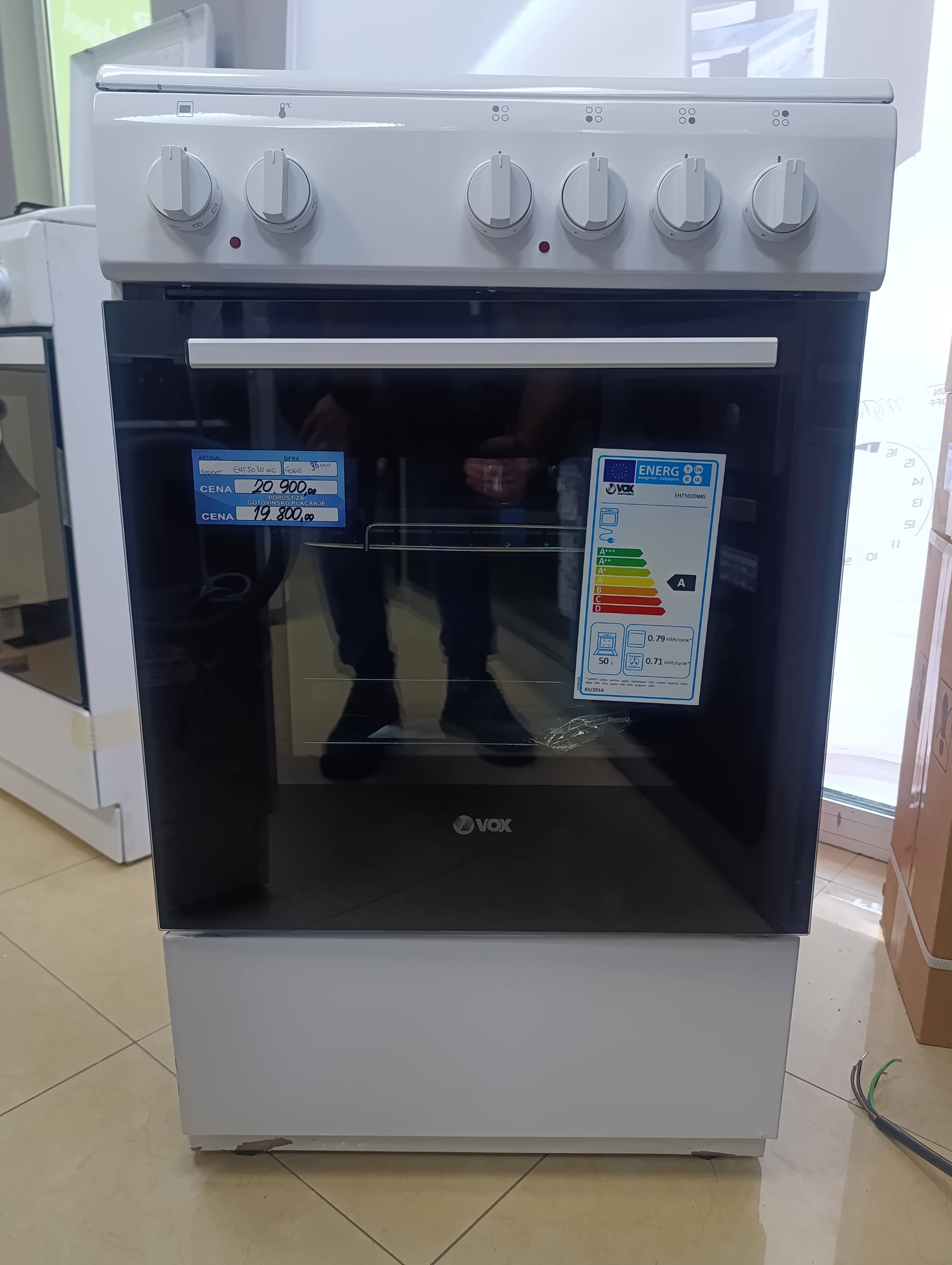 Šporet VOX EHT5020WG , 50cm