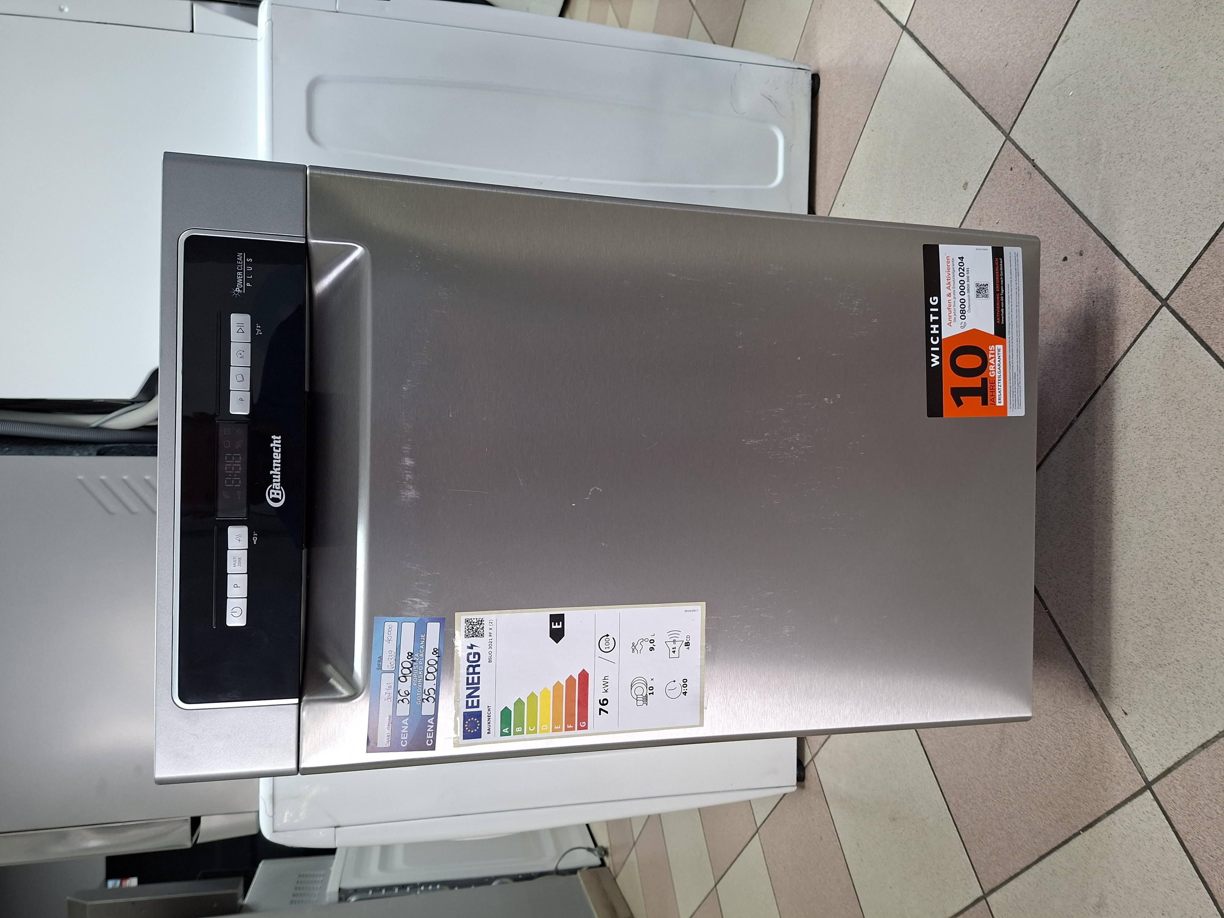 Sudo mašina Bauknecht BSUO 3O21 PF X, 45cm