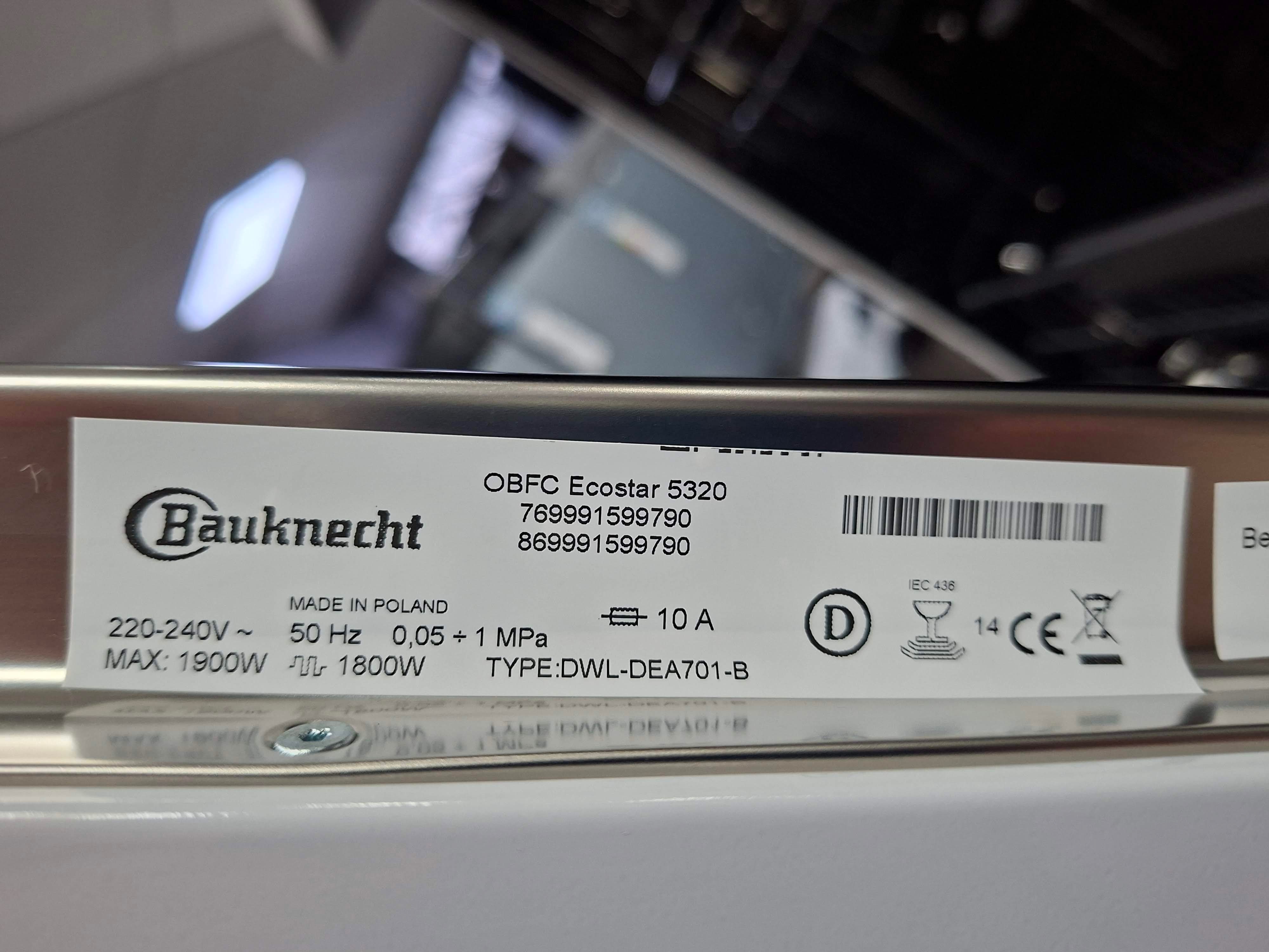 Sudo mašina Bauknecht OBFC Ecostar 5320 , 14 kompleta