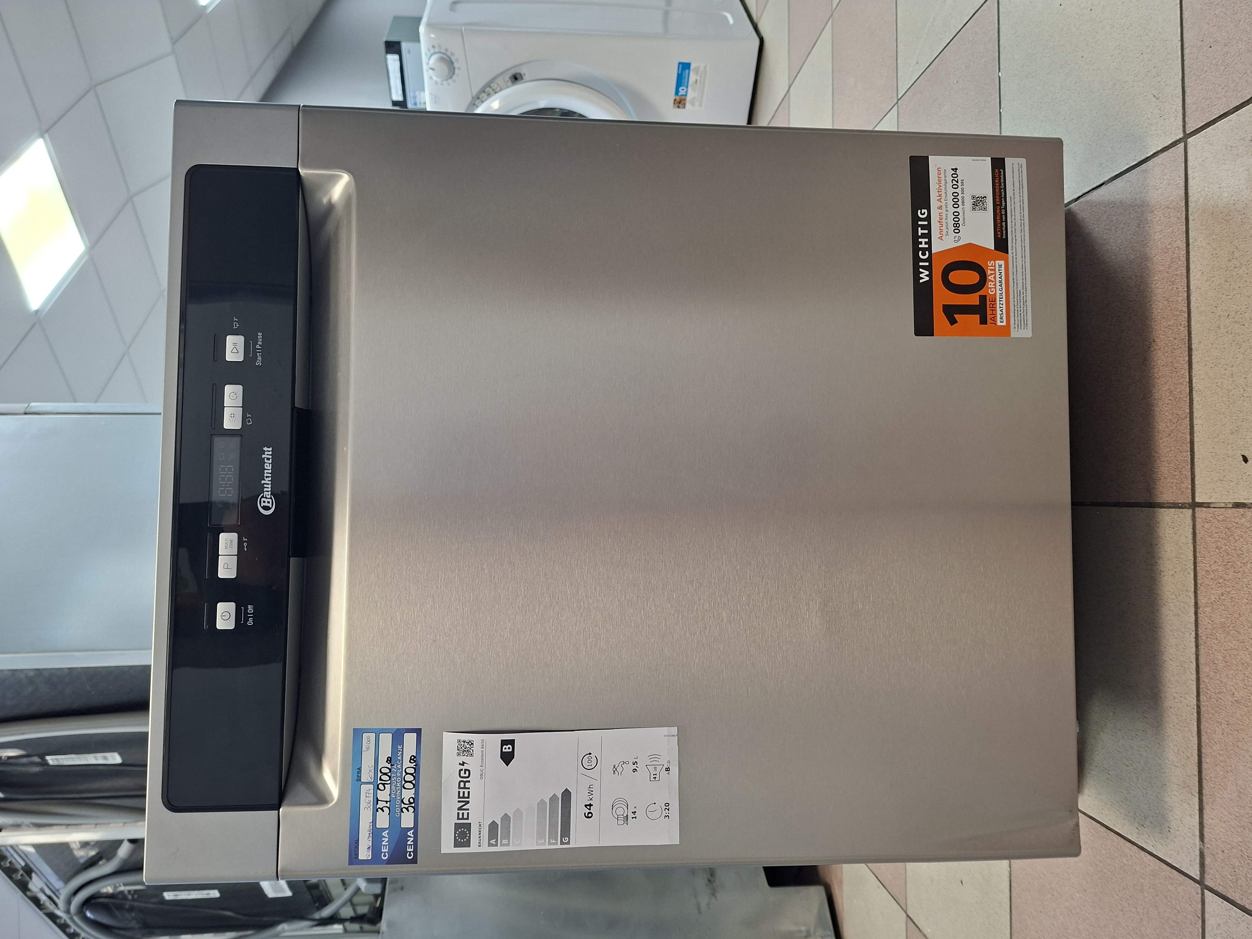 Sudo mašina Bauknecht OBUC Ecosilent 8650 , 14 kompleta