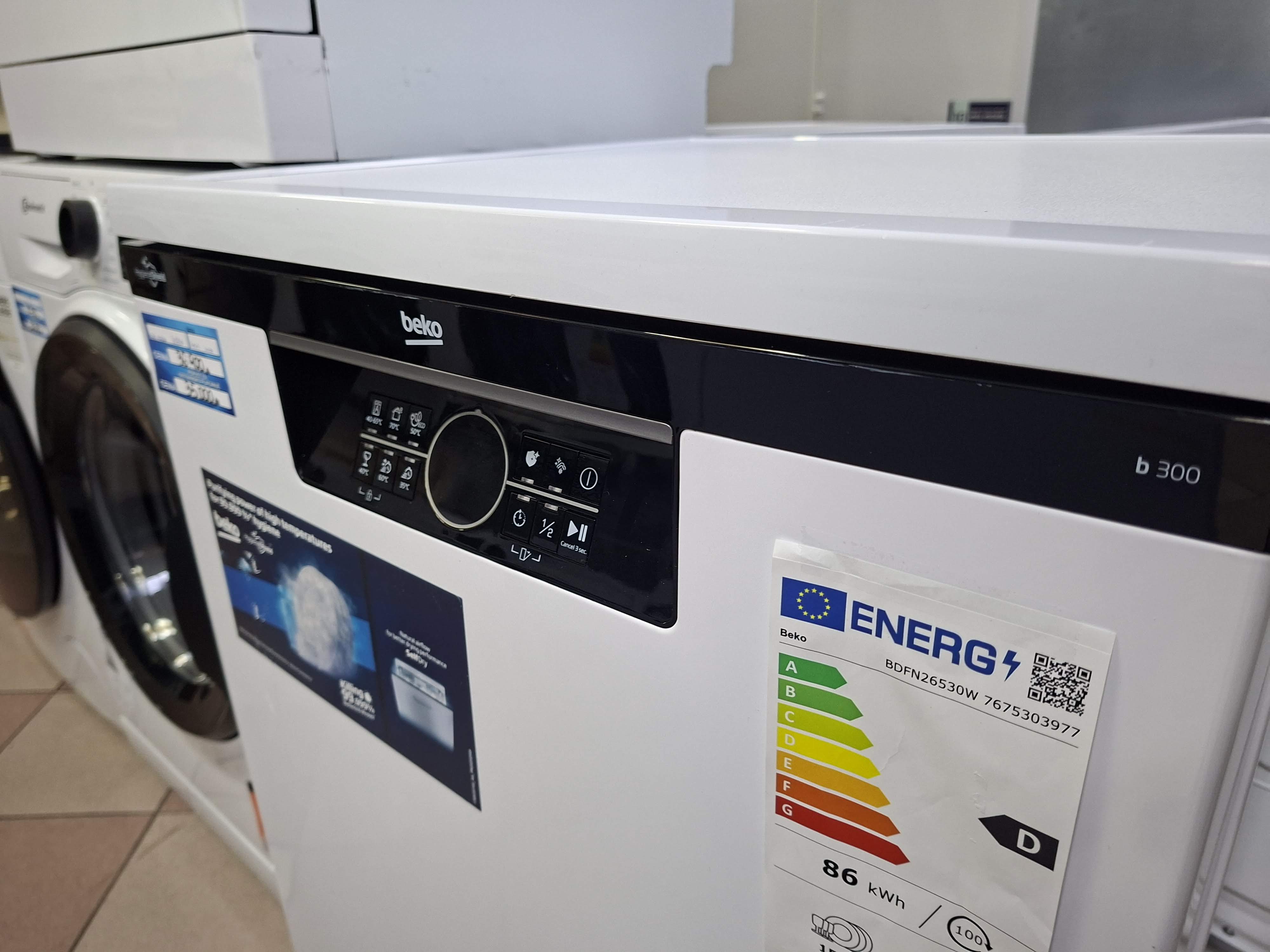 Sudo mašina Beko BDFN26530W, 14 kompleta