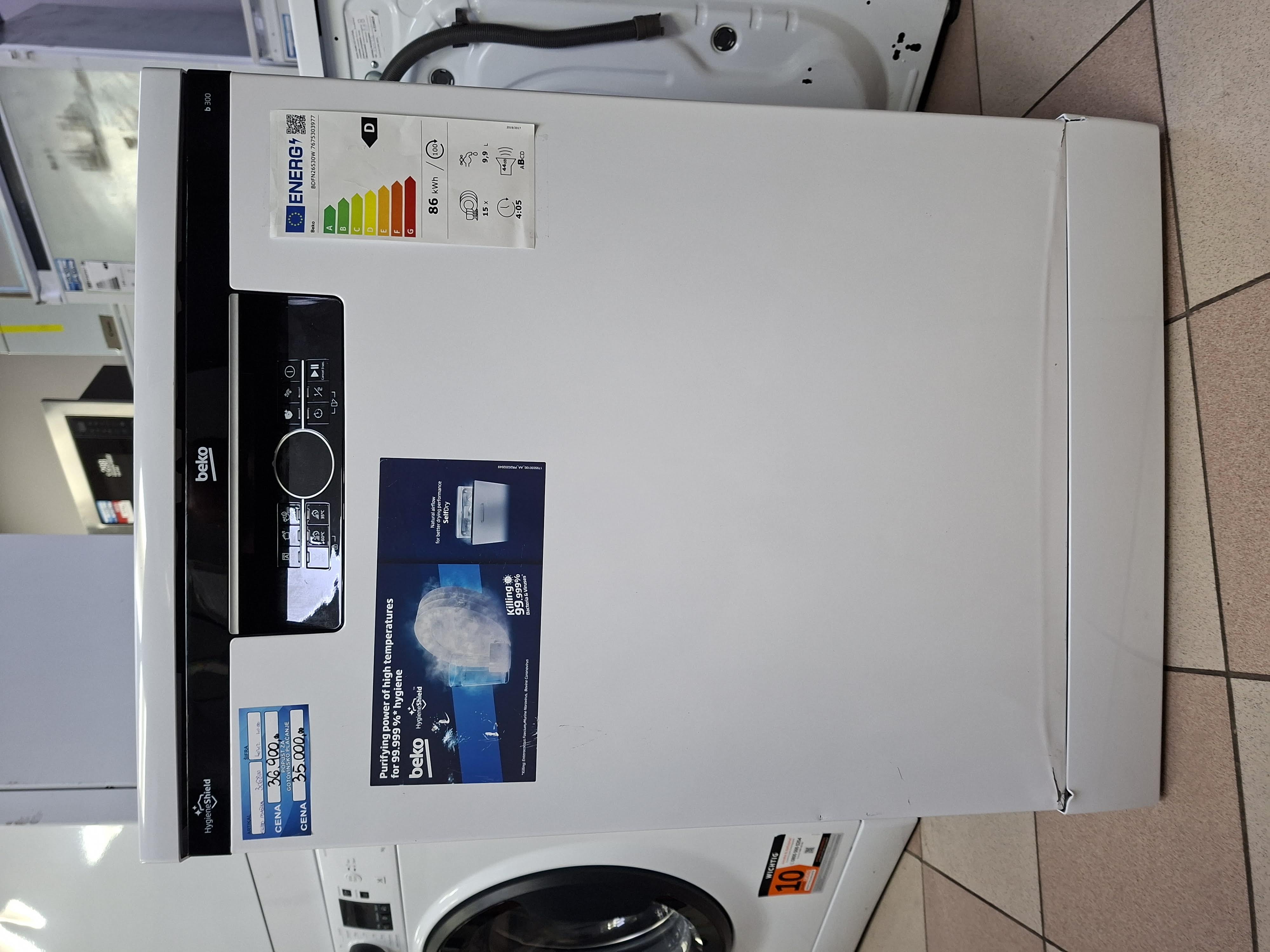 Sudo mašina Beko BDFN26530W, 14 kompleta
