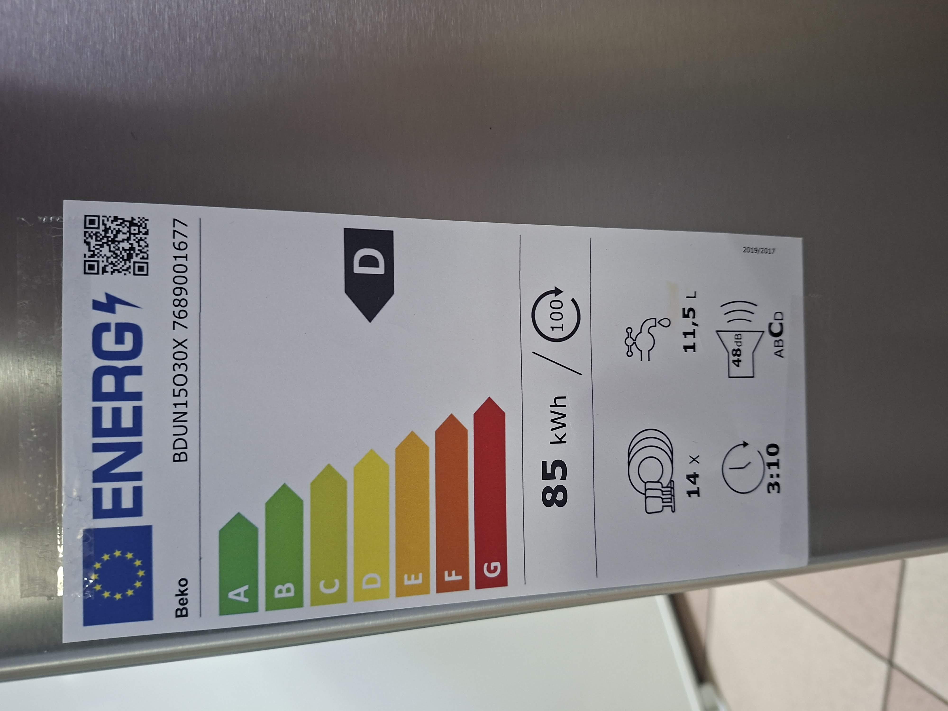 Sudo mašina Beko BDUN15O30X