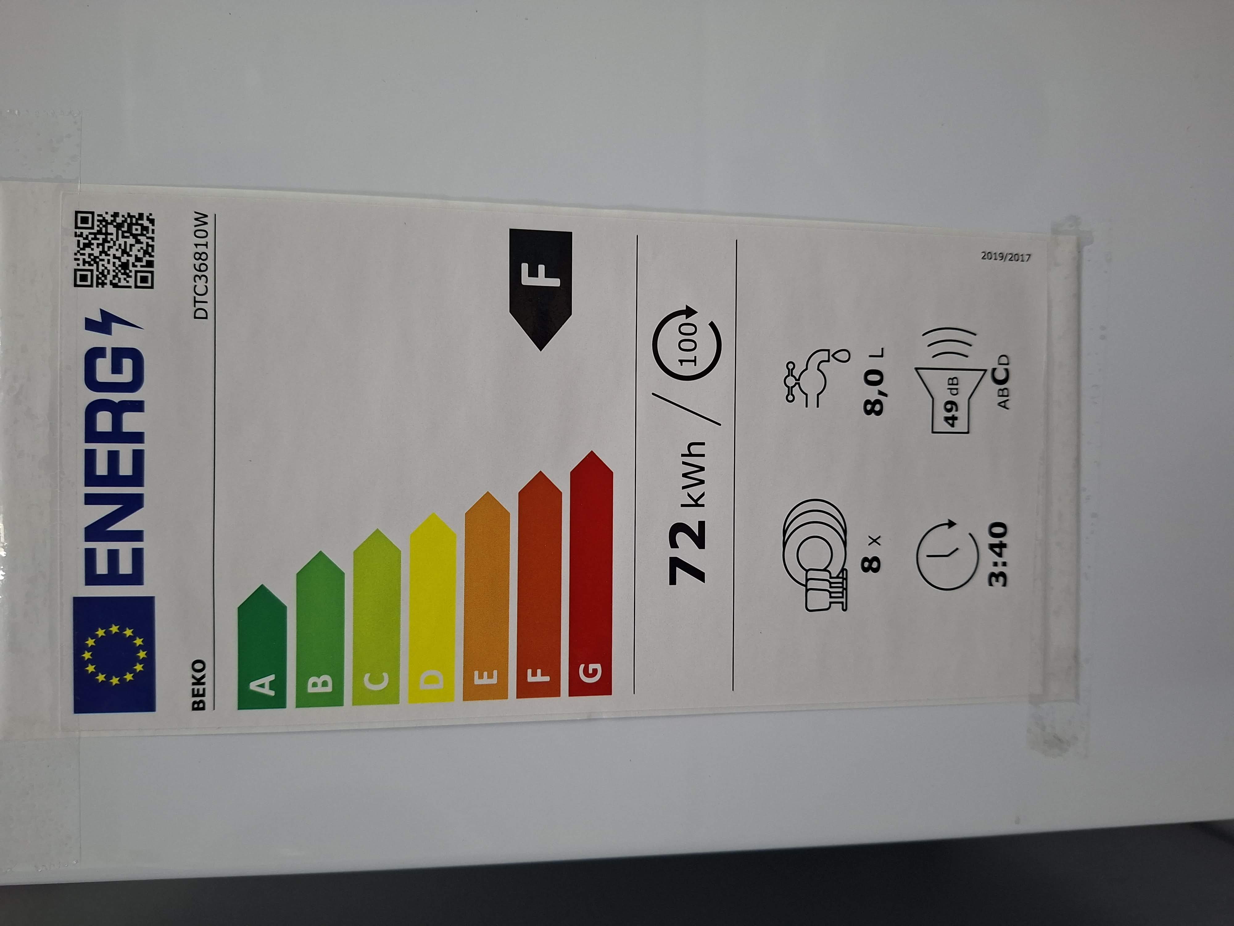 Sudo mašina Beko DTC36810W , 8 kompleta