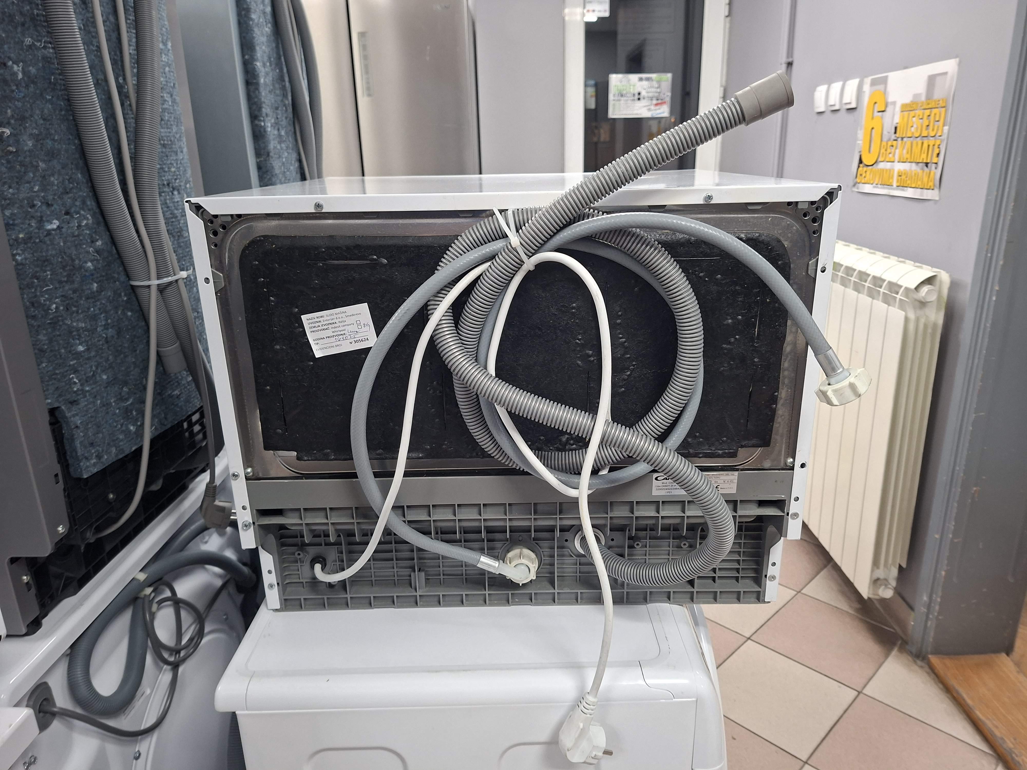 Sudo mašina Candy CDCP 6, 6 kompleta