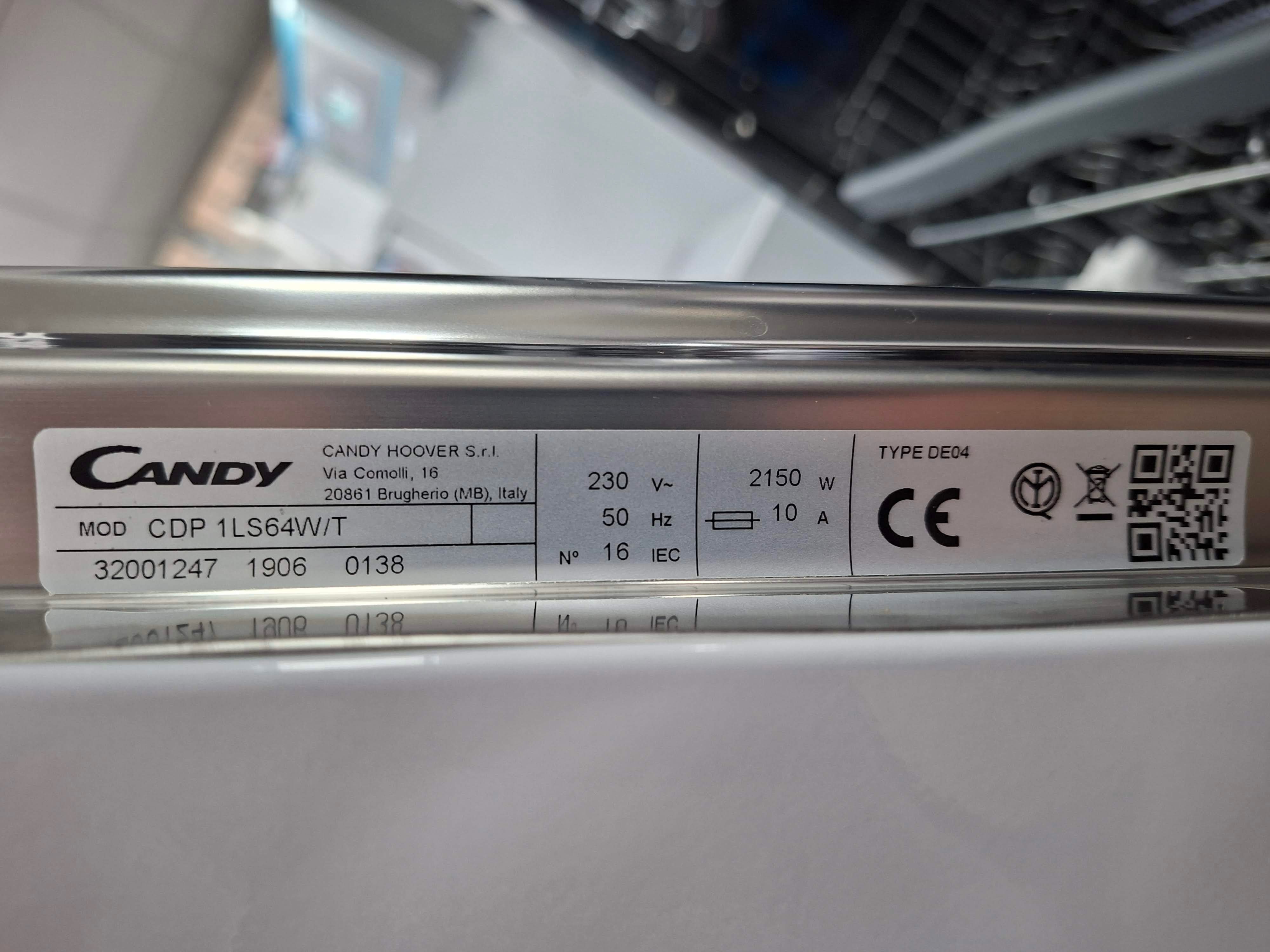 Sudo mašina Candy CDP 1LS64 W/T, 16kompleta