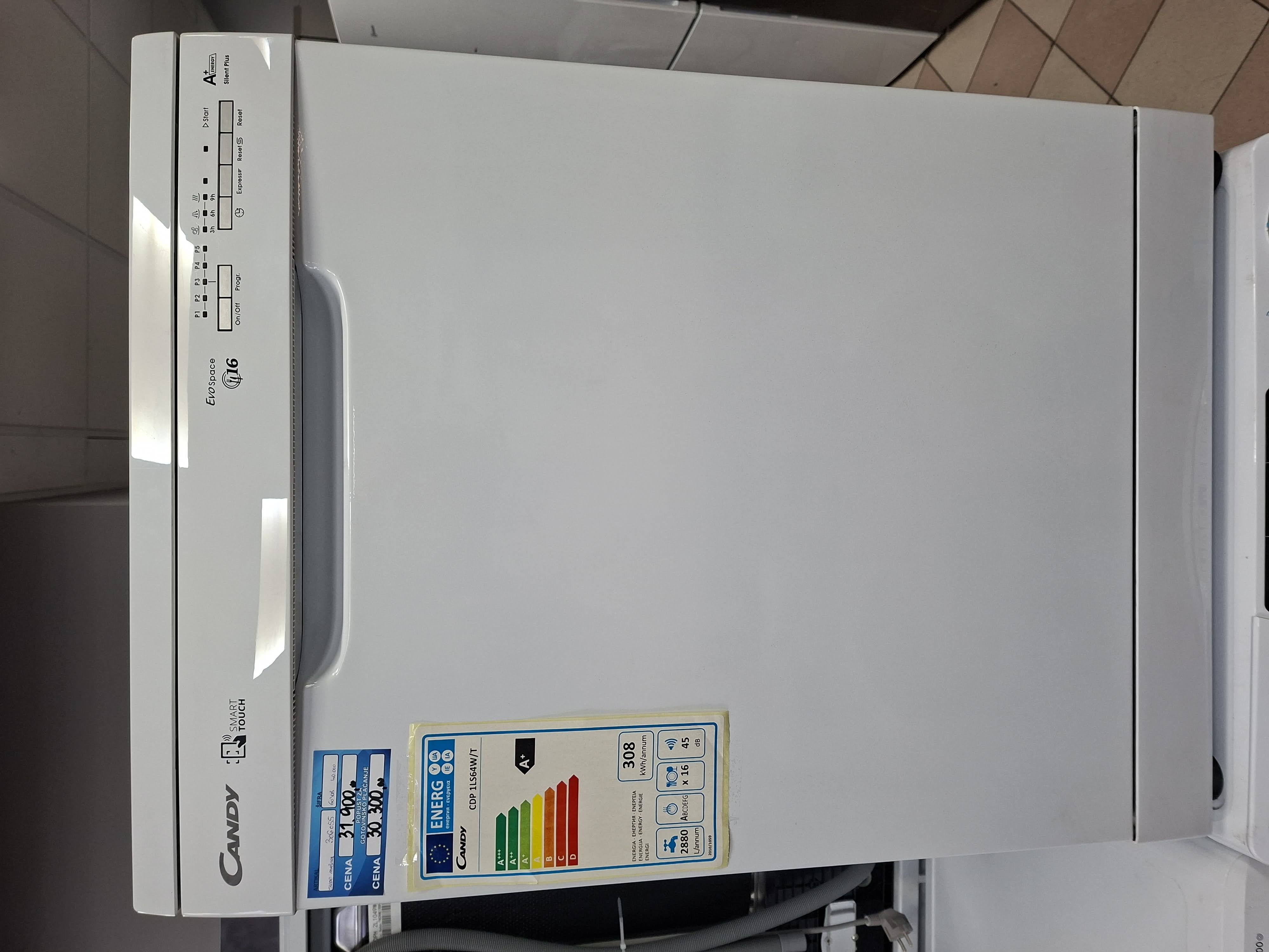 Sudo mašina Candy CDP 1LS64 W/T, 16kompleta