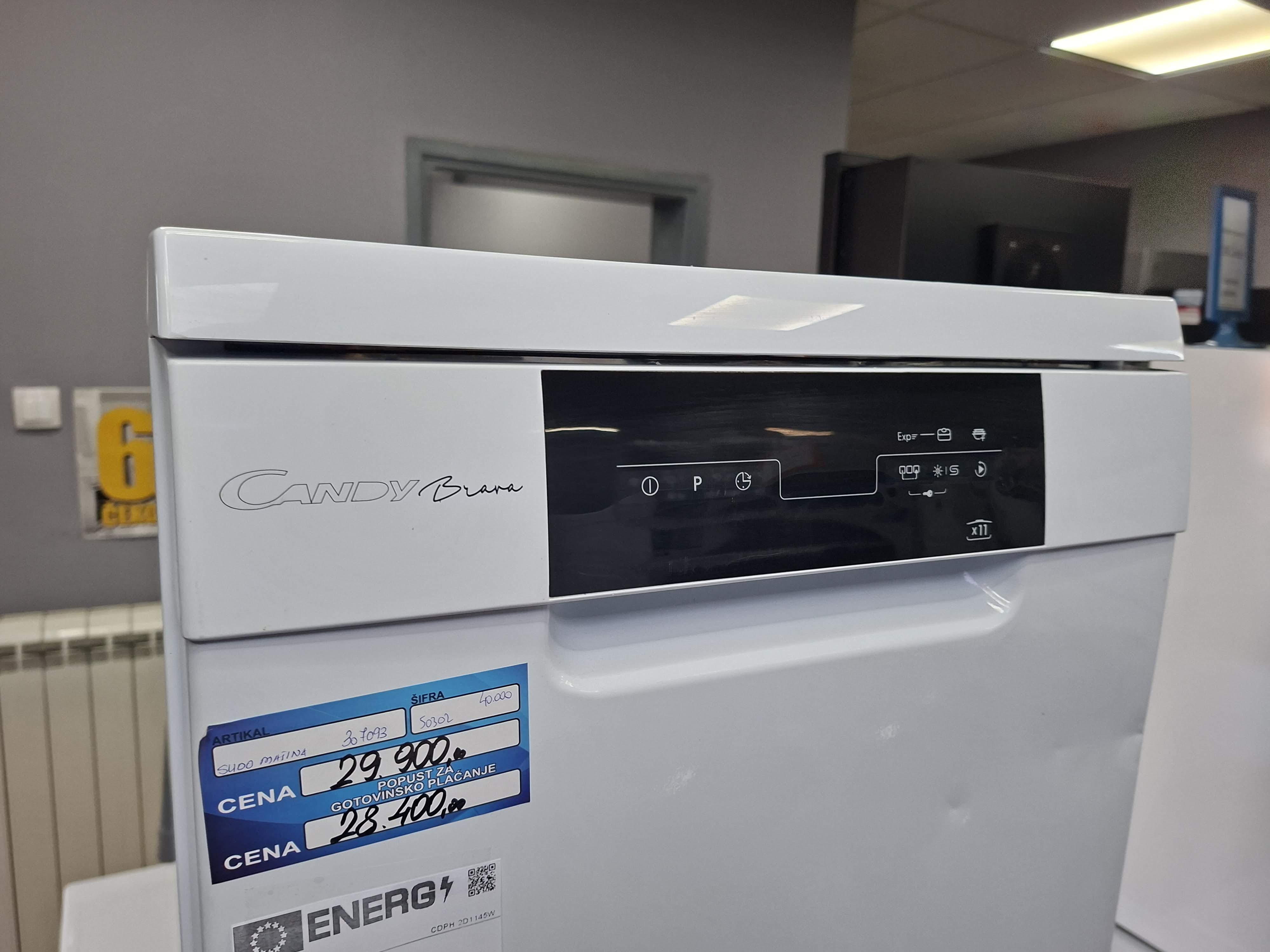 Sudo mašina Candy CDPH 2D1145W , 11 kompleta