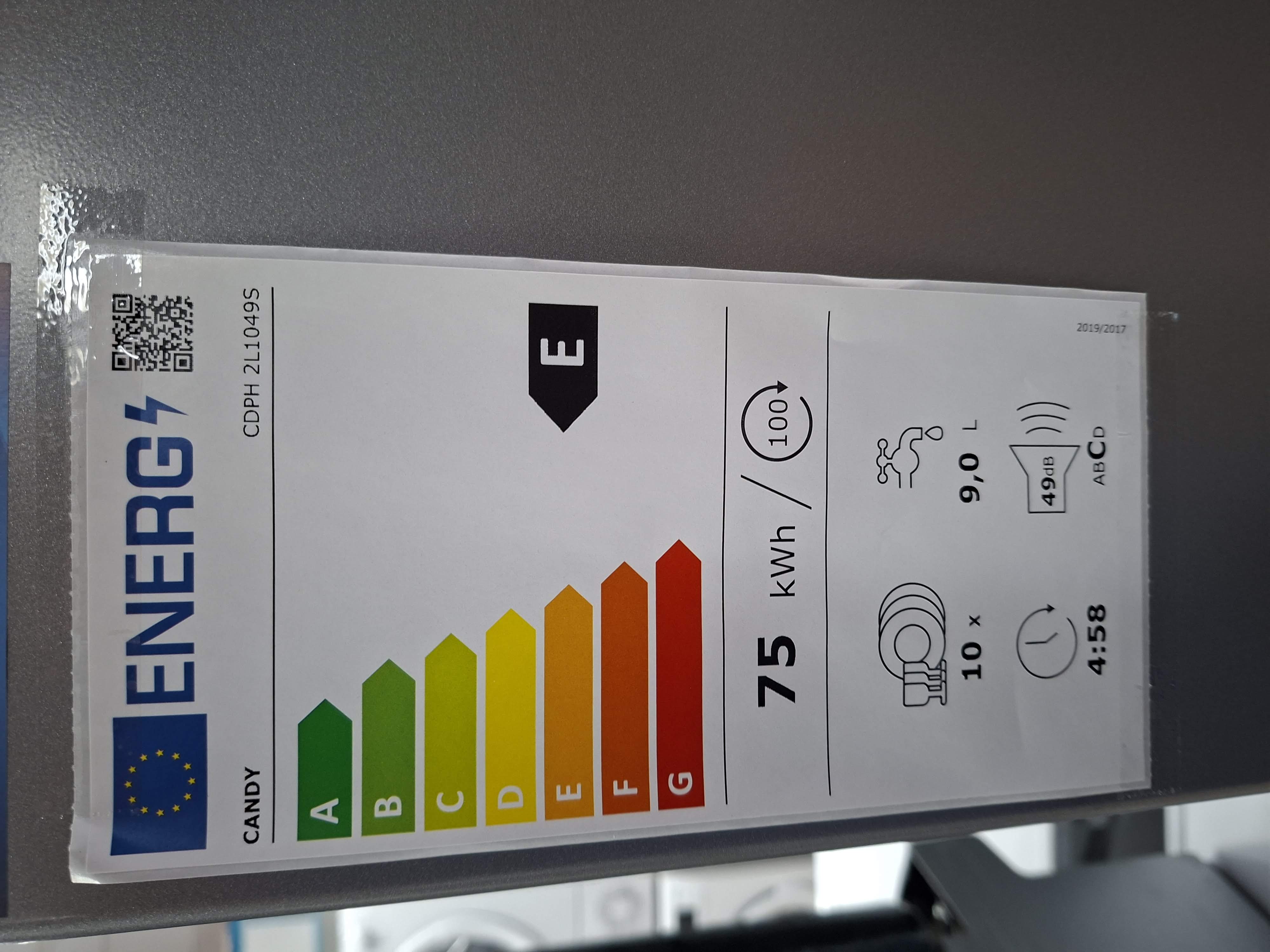 Sudo mašina Candy CDPH 2L1049S  , 10 kompleta