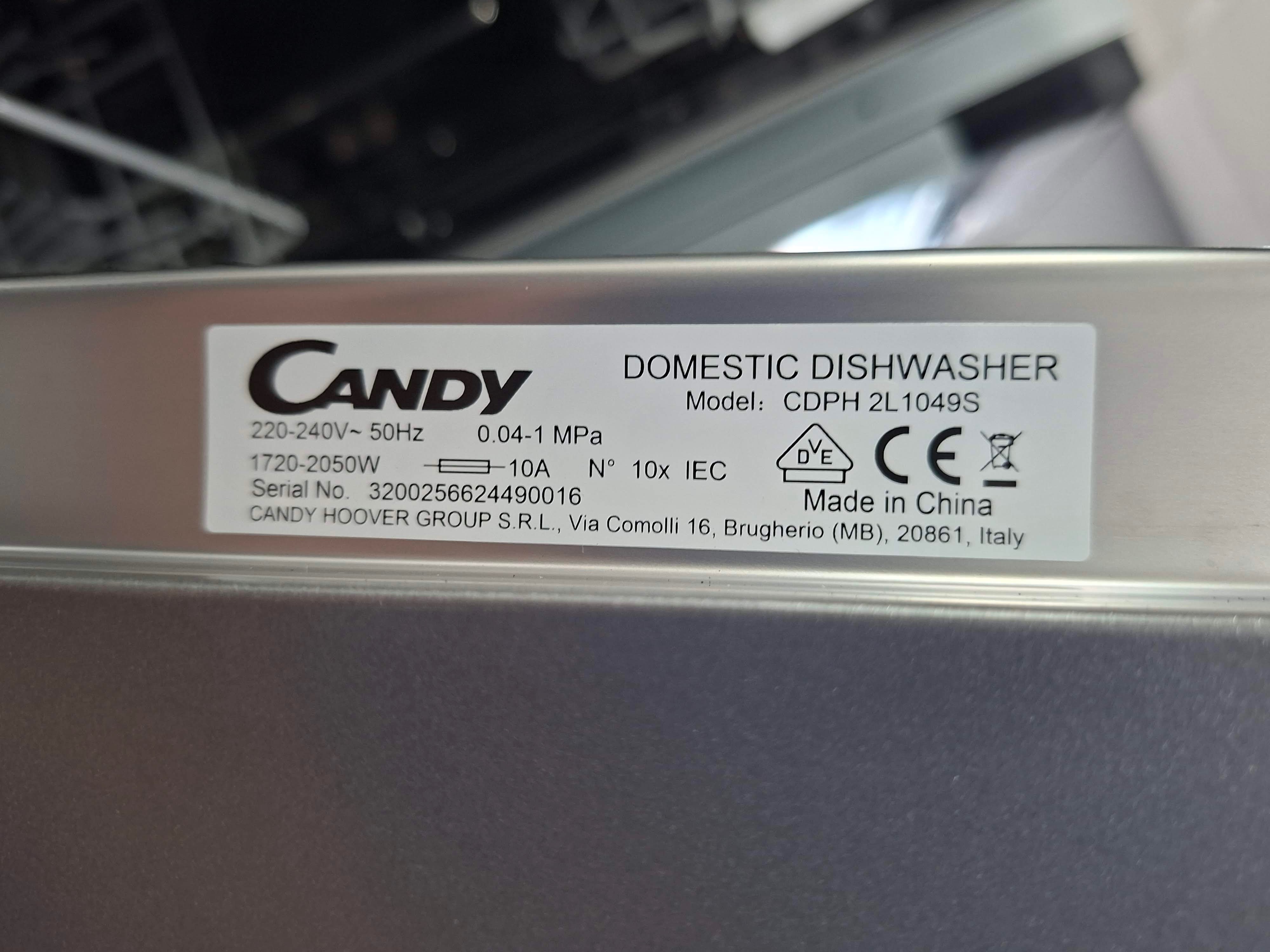 Sudo mašina Candy CDPH 2L1049S  , 10 kompleta