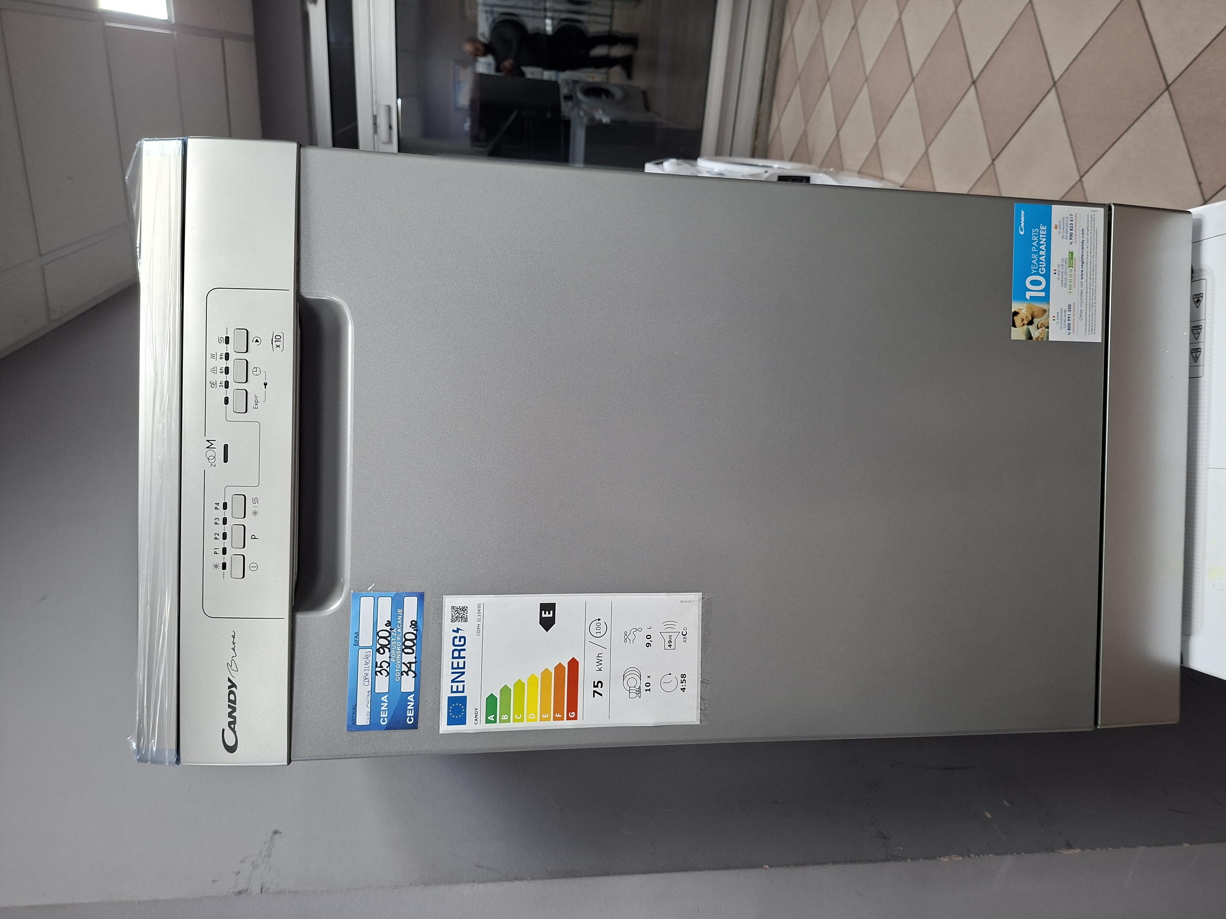 Sudo mašina Candy CDPH 2L1049S, 10 kompleta