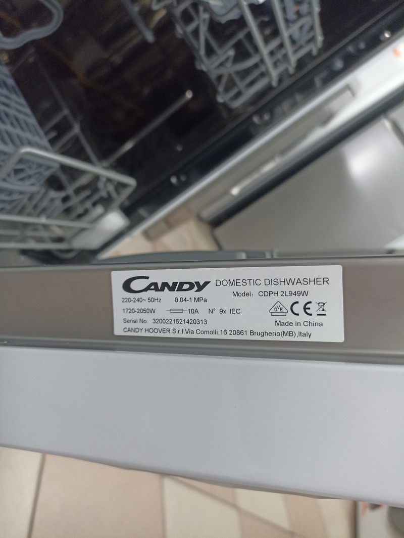 Sudo masina Candy CDPH 2L949W , 9 kompleta