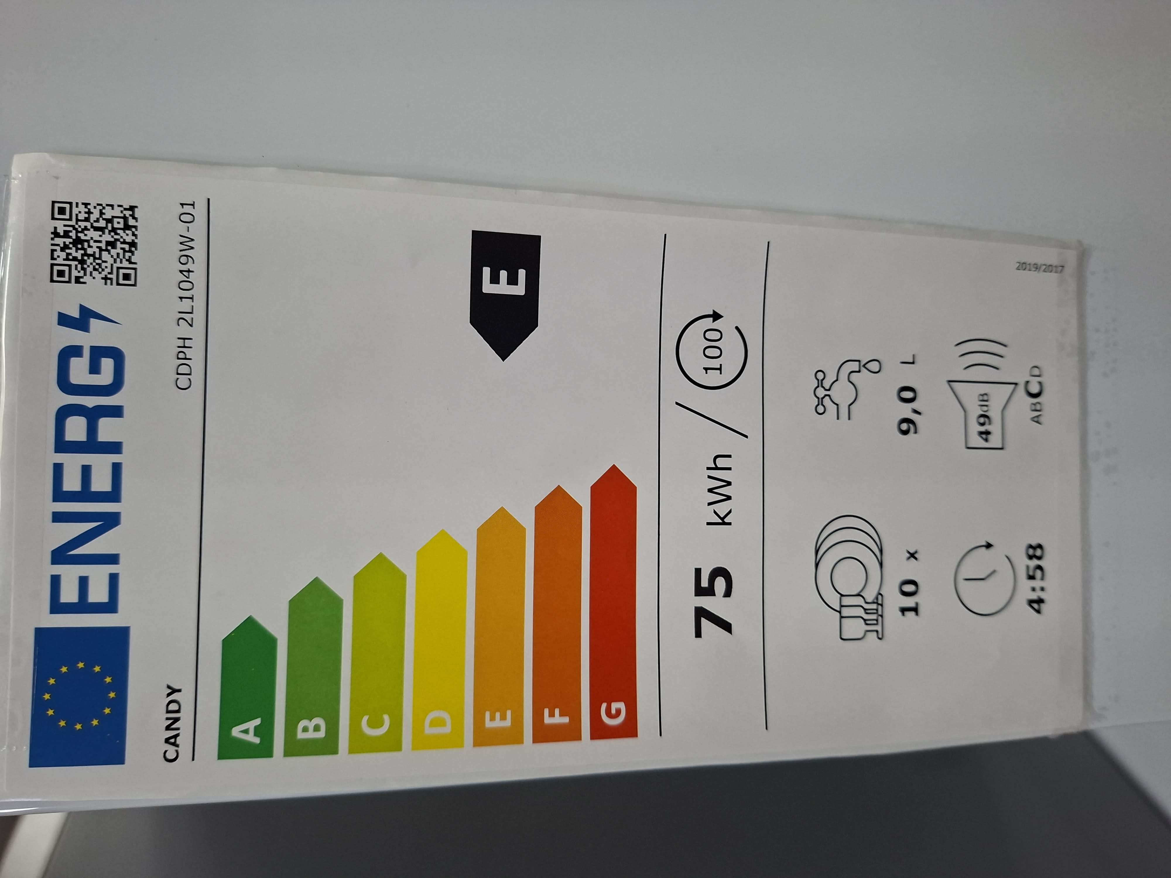 Sudo masina Candy CDPH 2L1049W-01 , 10 kompleta