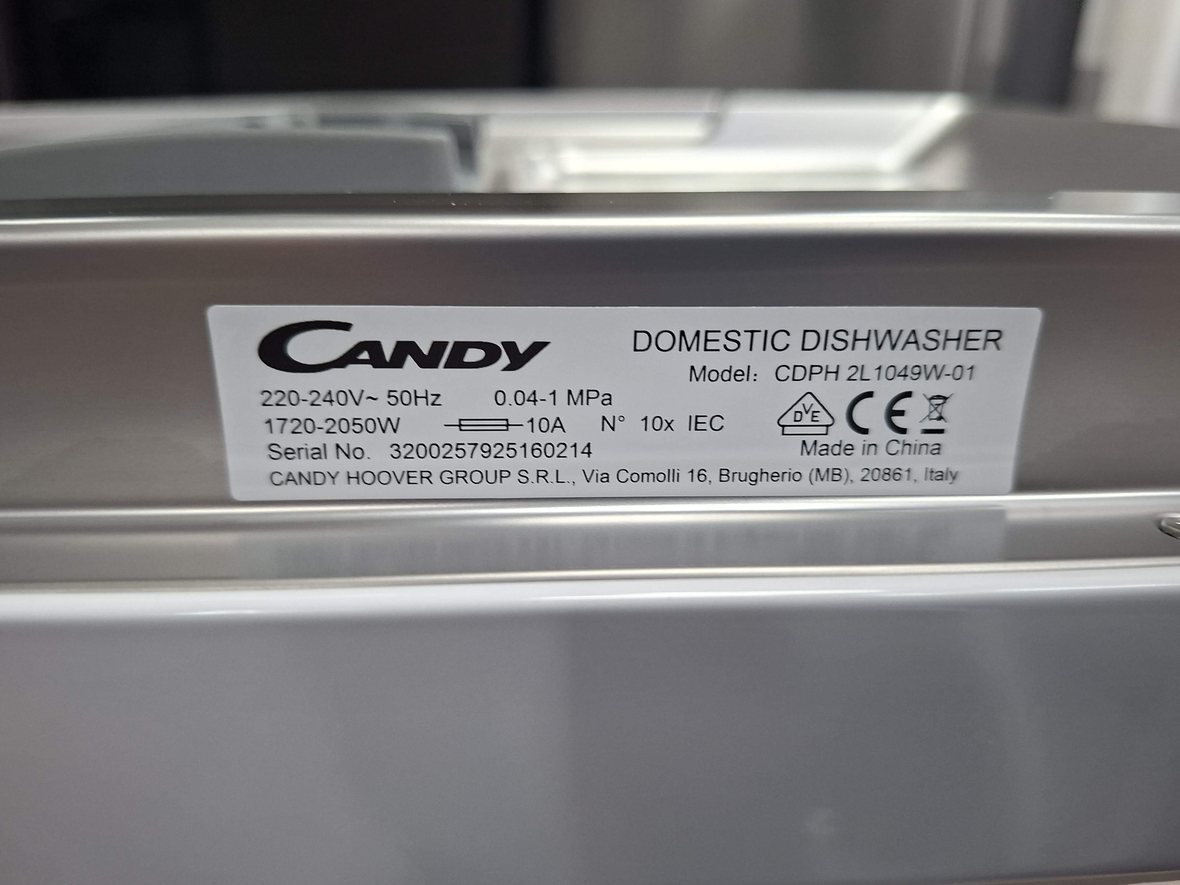 Sudo masina Candy CDPH 2L1049W-01 , 10 kompleta