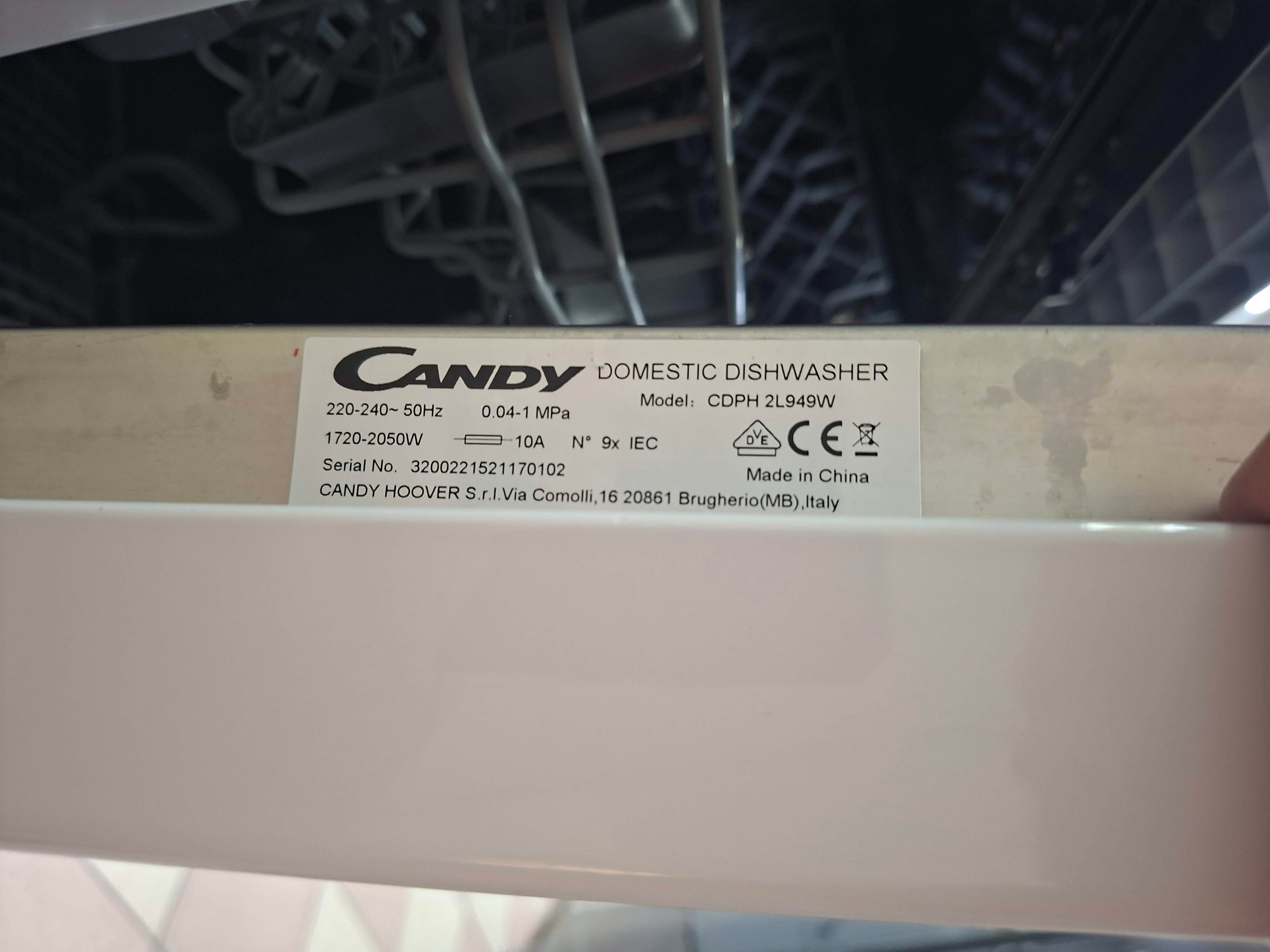 Sudo mašina Candy CDPH 2L949W, 9 kompleta