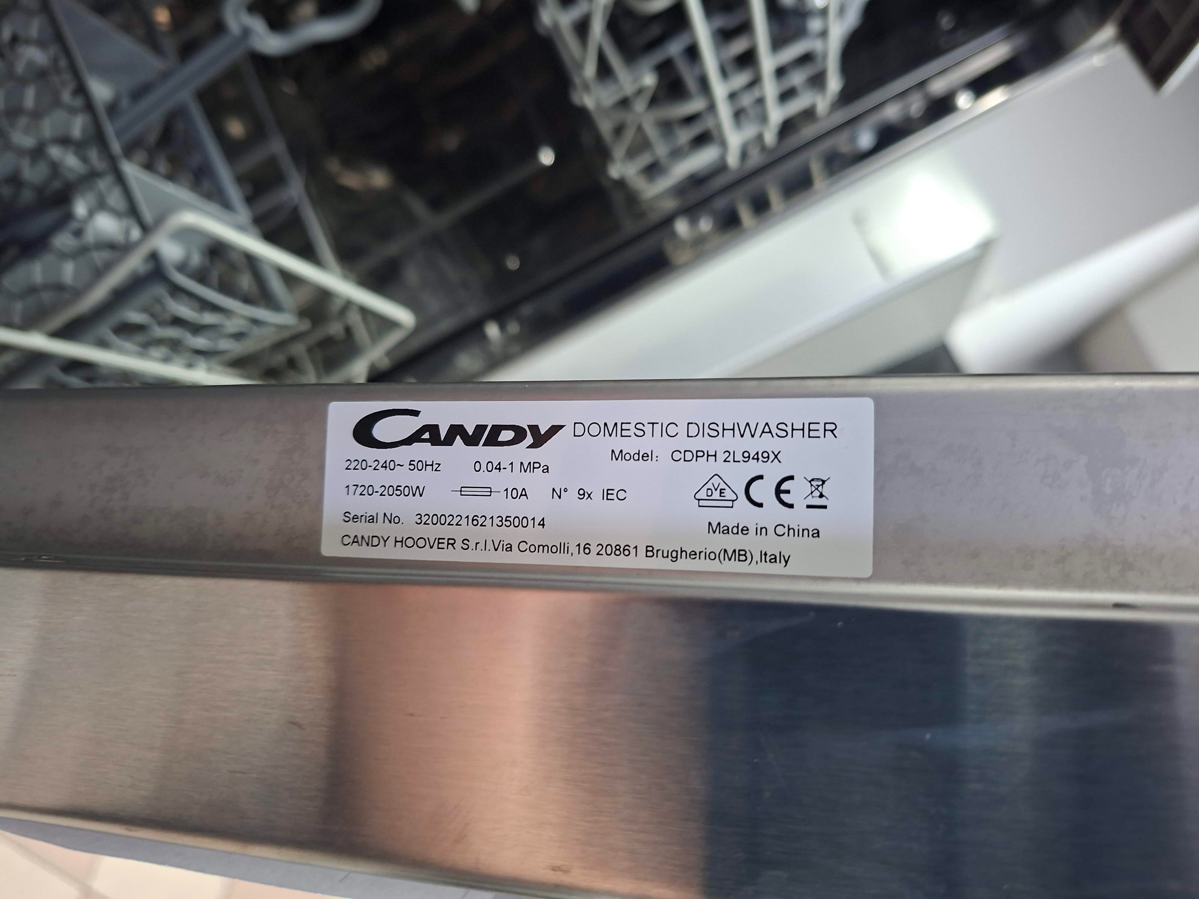 Sudo mašina Candy CDPH 2L949X, 9 kompleta