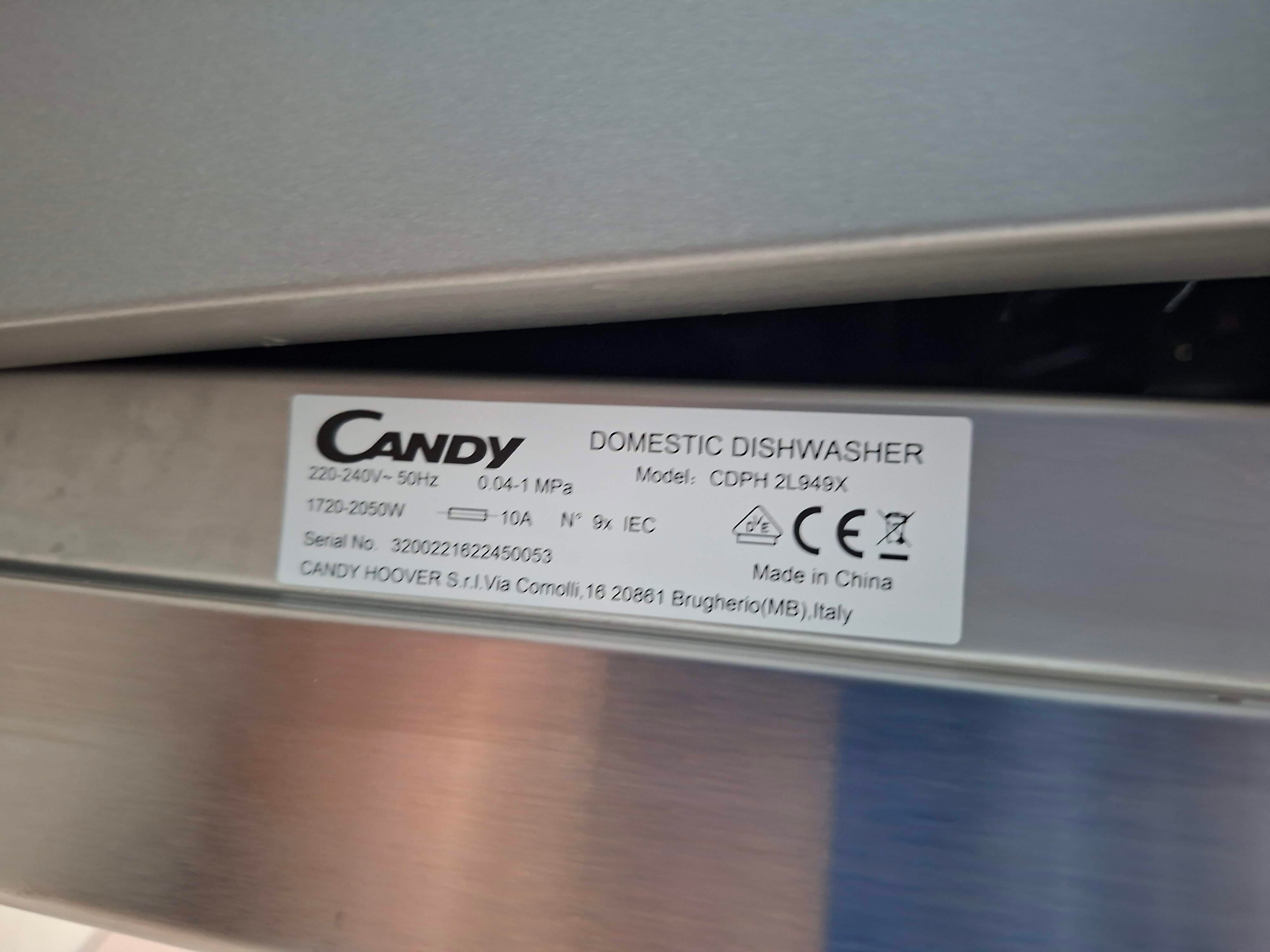 Sudo mašina Candy CDPH 2L949X, 9 kompleta
