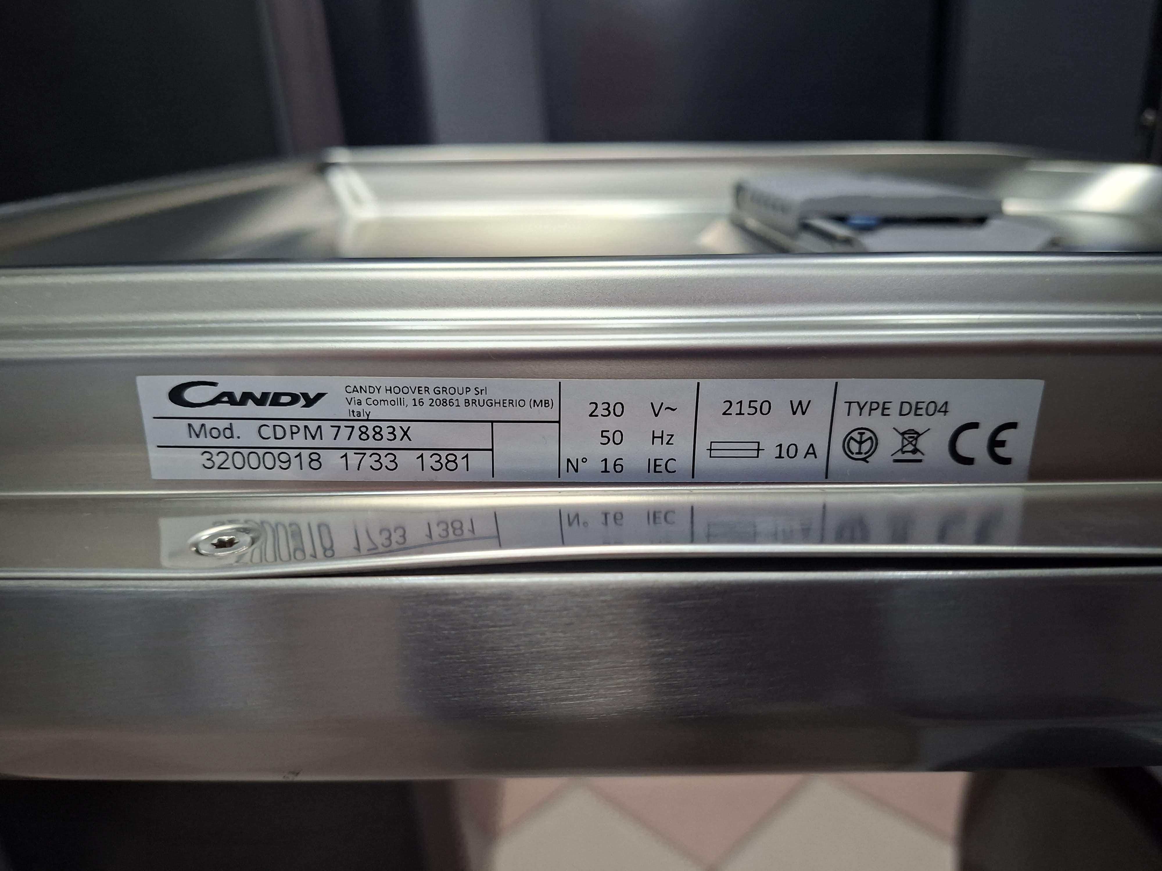 Sudo mašina Candy CDPM 77883X, 16 kompleta