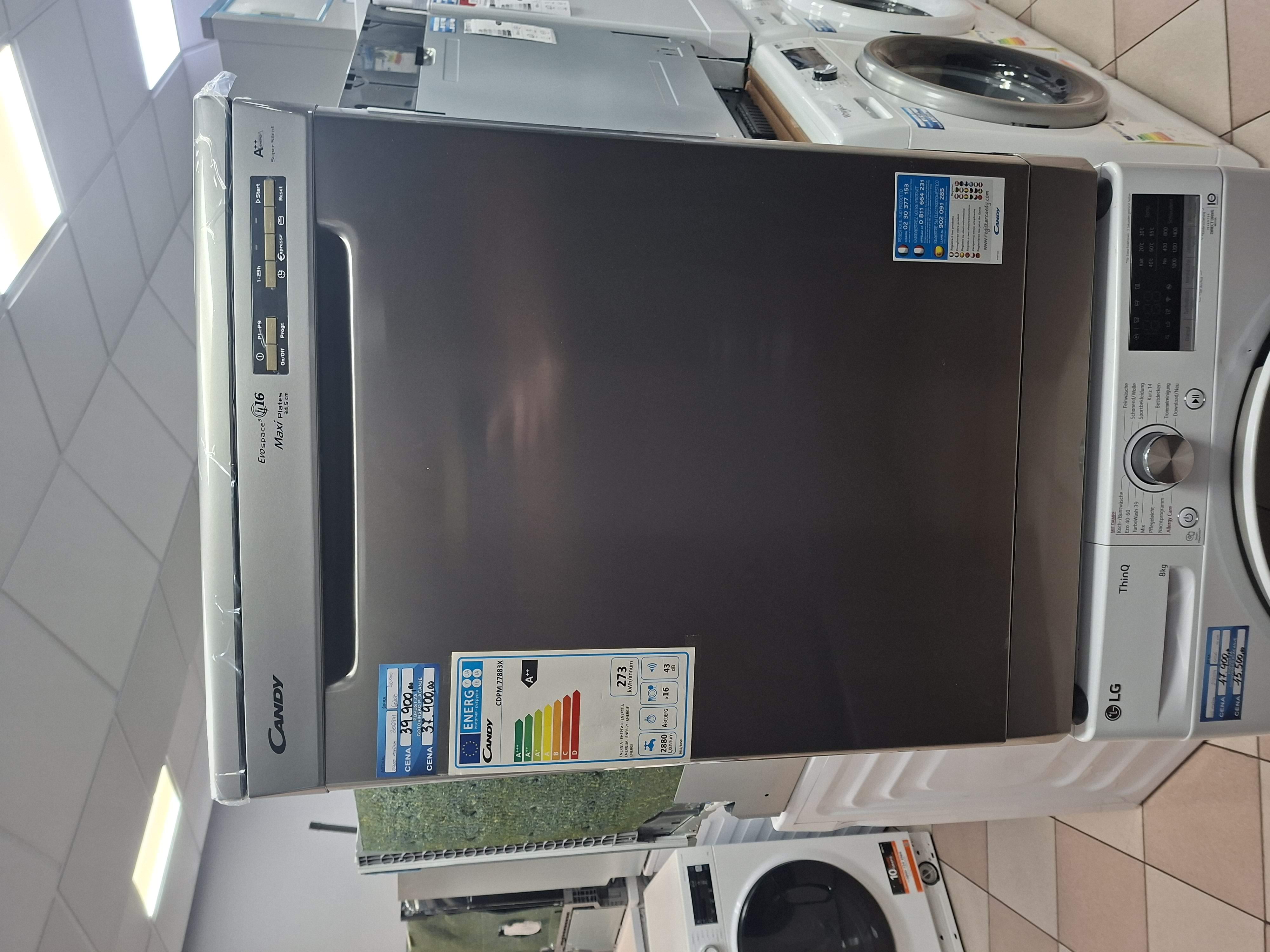 Sudo mašina Candy CDPM 77883X, 16 kompleta