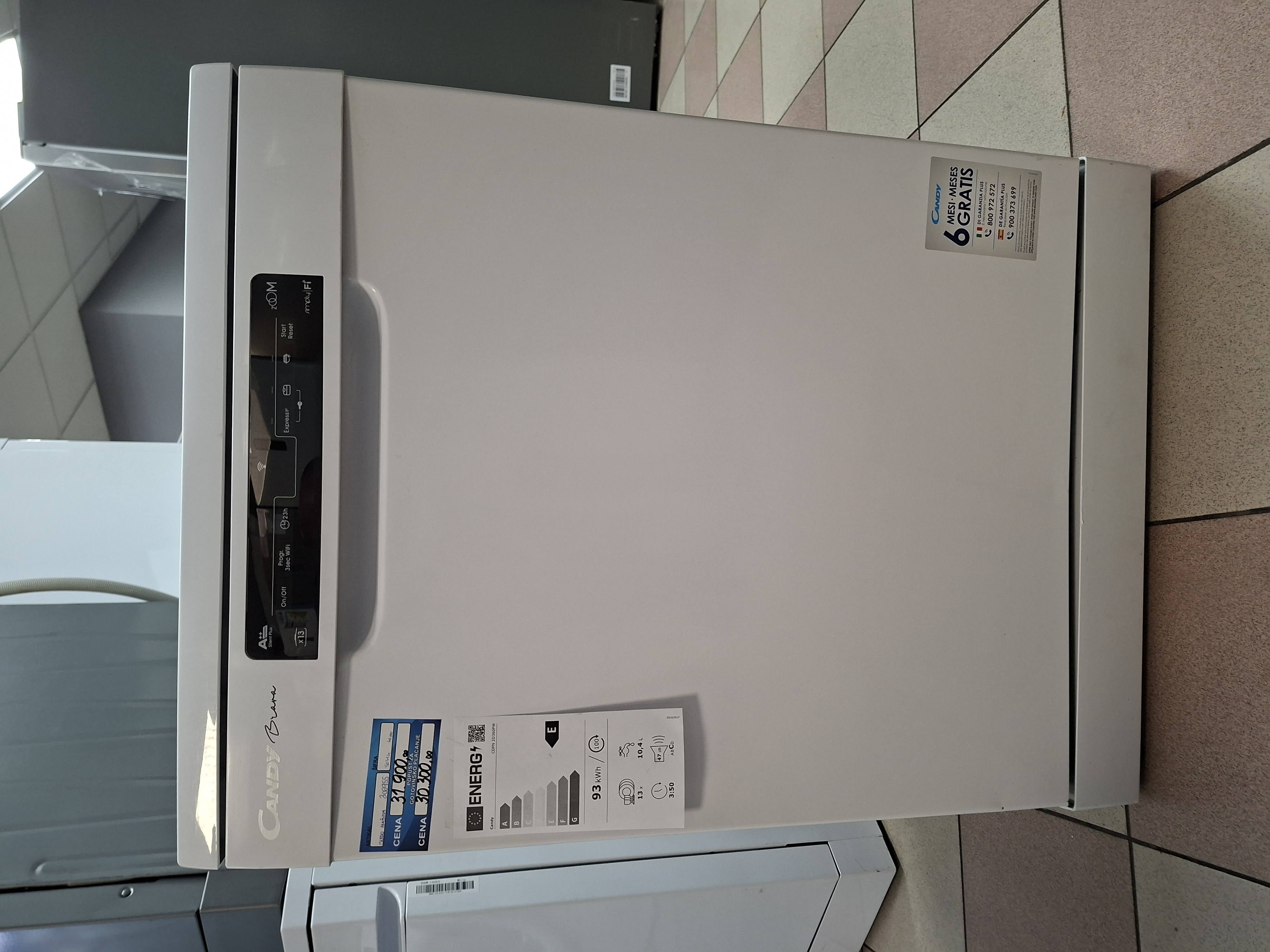 Sudo mašina Candy CDPN 2D360PW, 16 kompleta