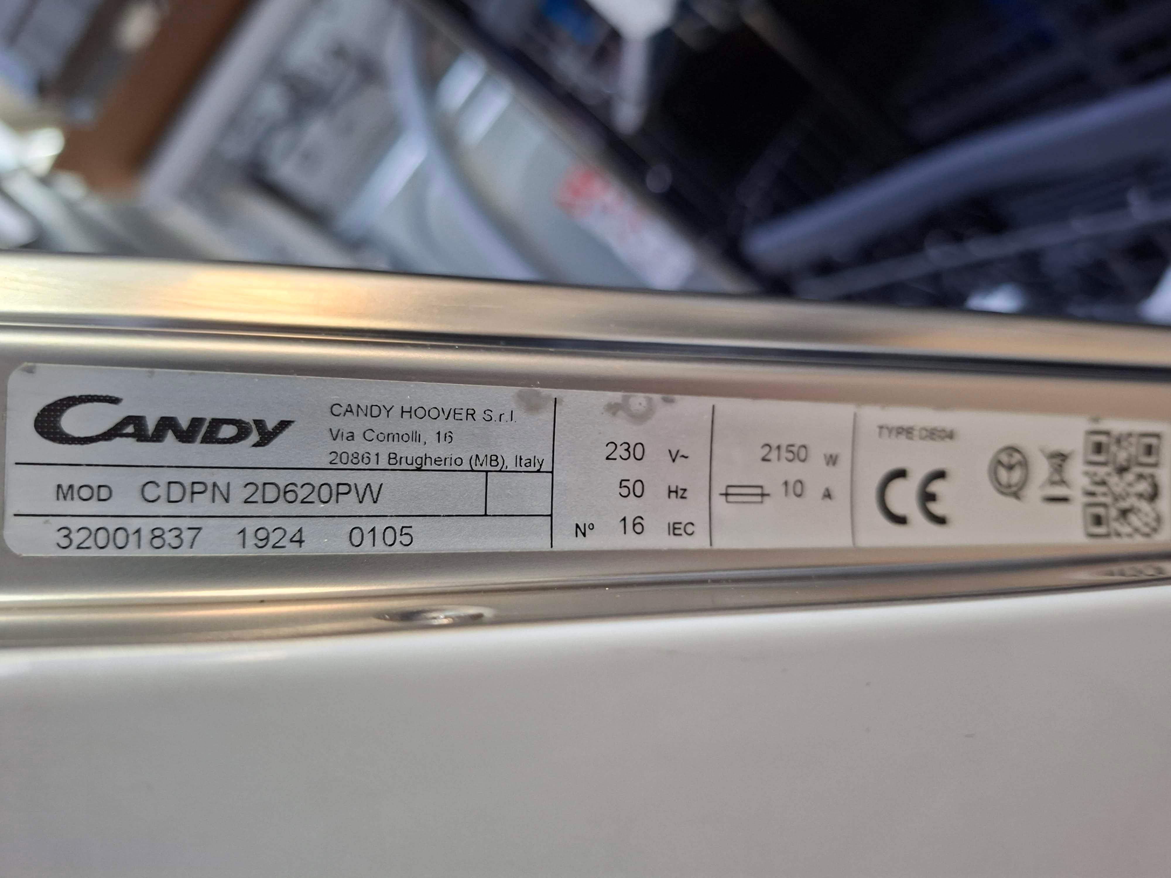 Sudo mašina Candy CDPN 2D620 PW/E (2), 16 kompleta